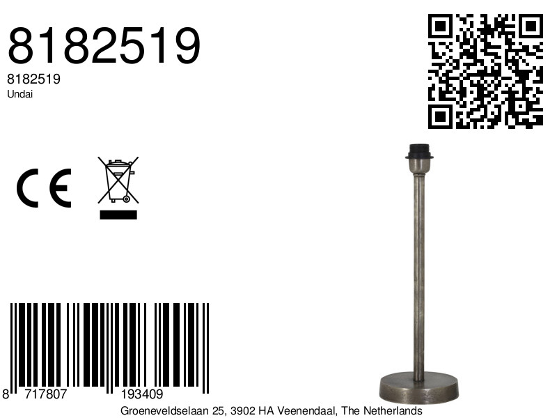 Lampes de table stylées Light & Living Undai en plusieurs couleurs – Image 4