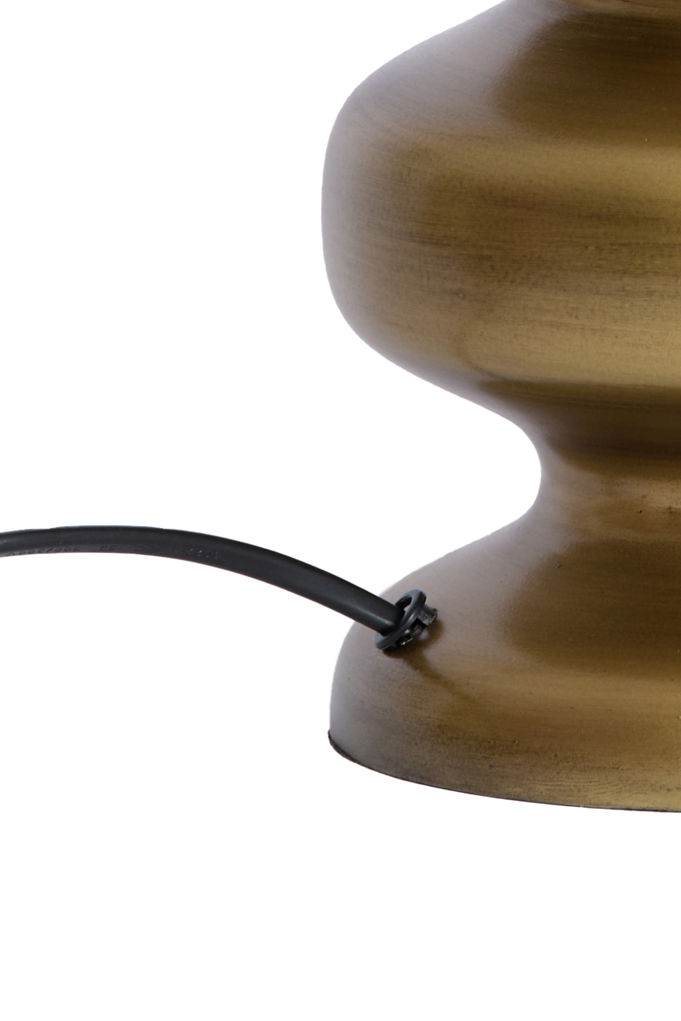 Socle de lampe en laiton antique Light & Living Soroca – Image 4