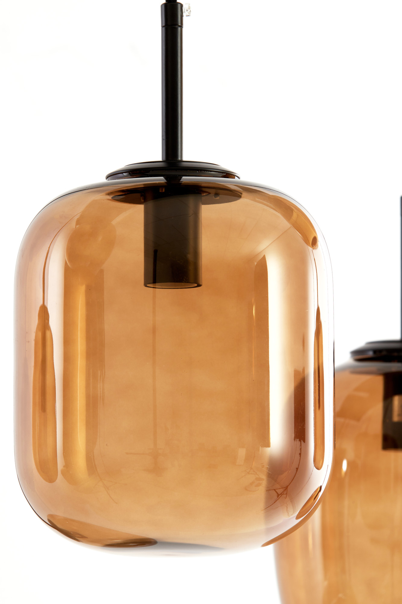 Suspension cluster avec boules en verre brun Light & Living Mezza – Image 6