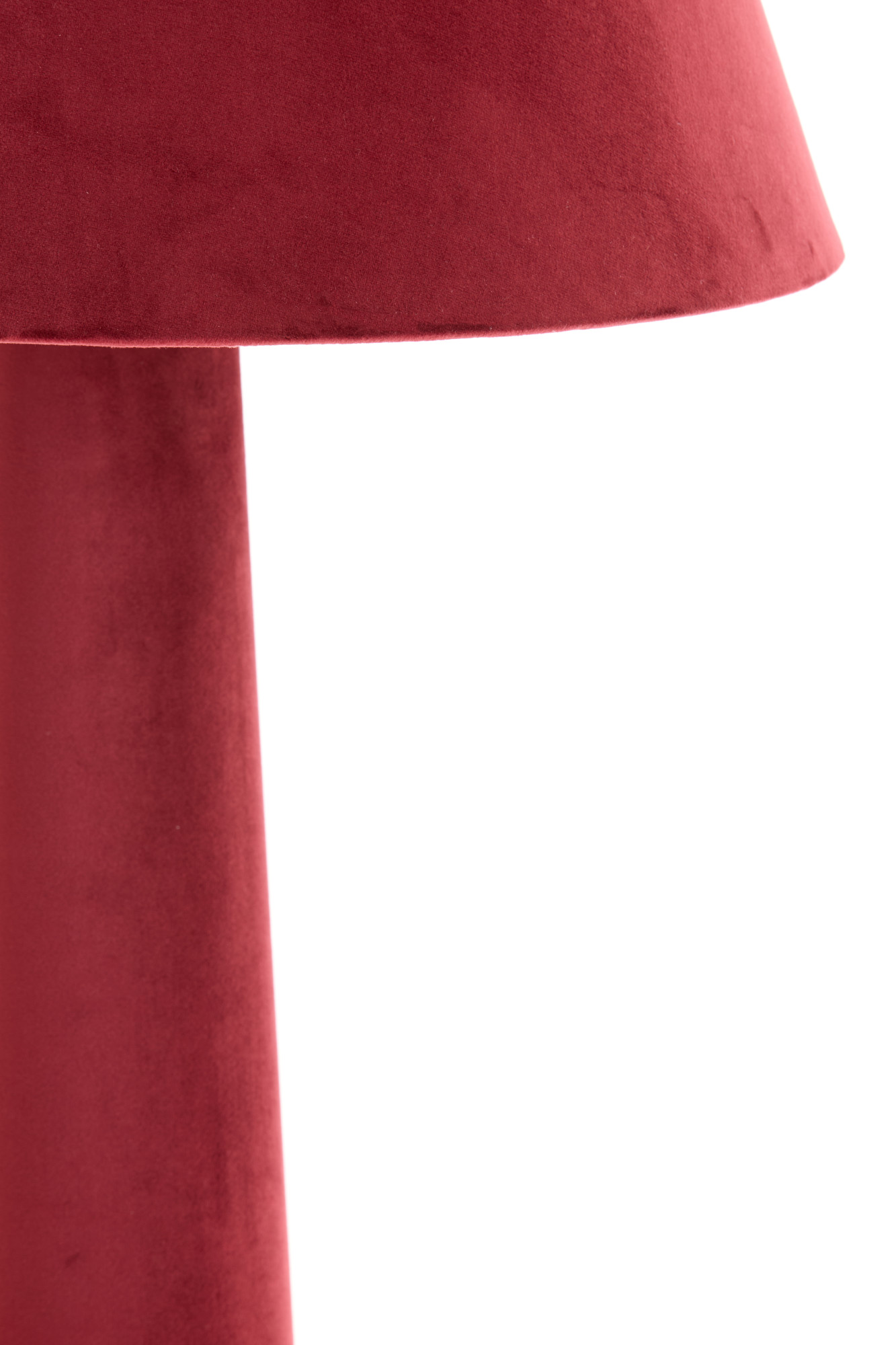 Lampadaire conique en velours orange Light & Living Devia – Image 5