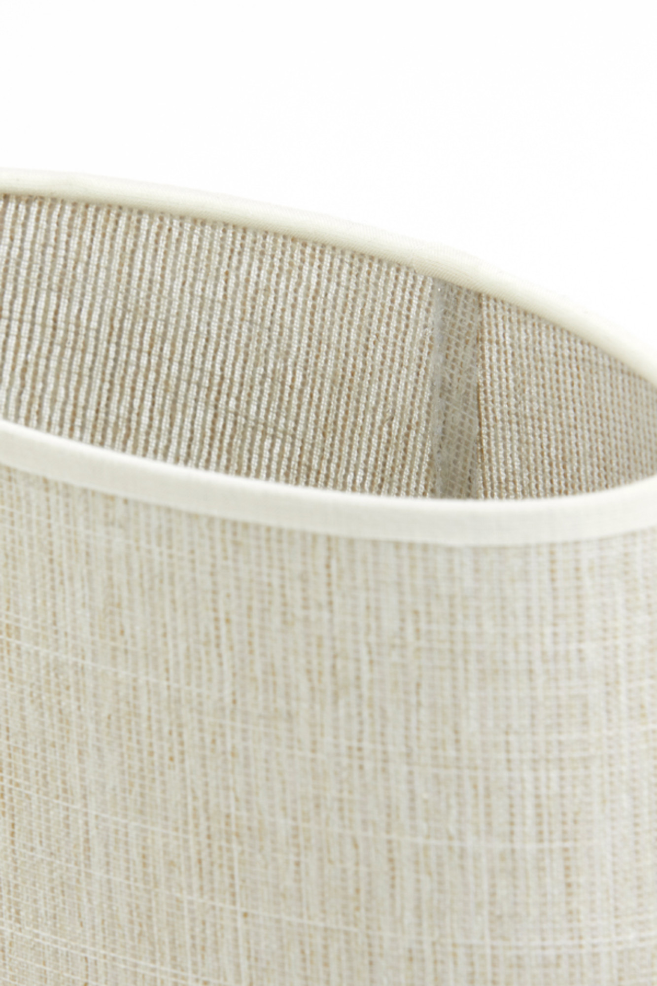 Abat-jour en tissu couleur crème Light & Living Breska – Image 7