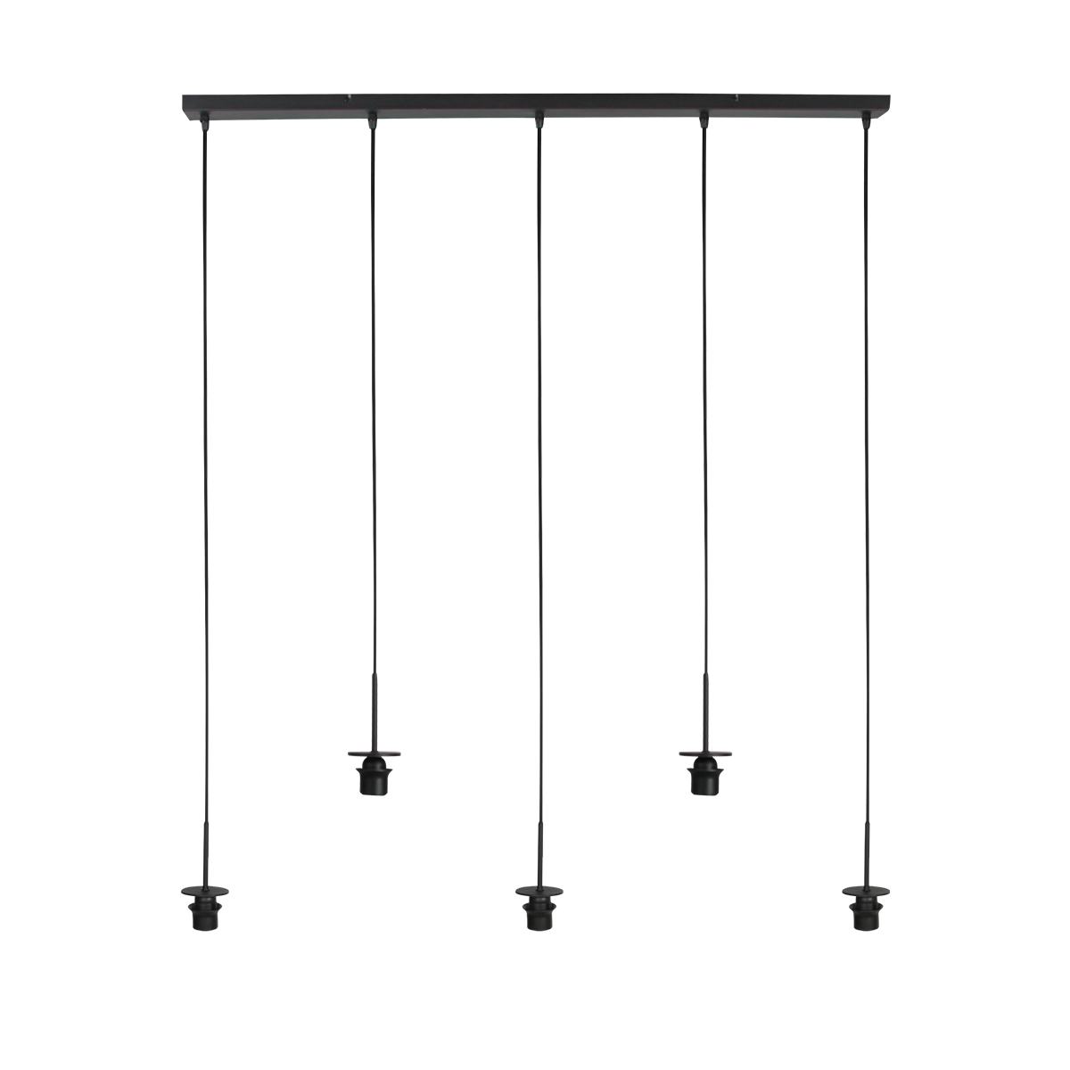 Suspension noire allongée avec 5 câbles réglables Mexlite HaloSwap – Image 2