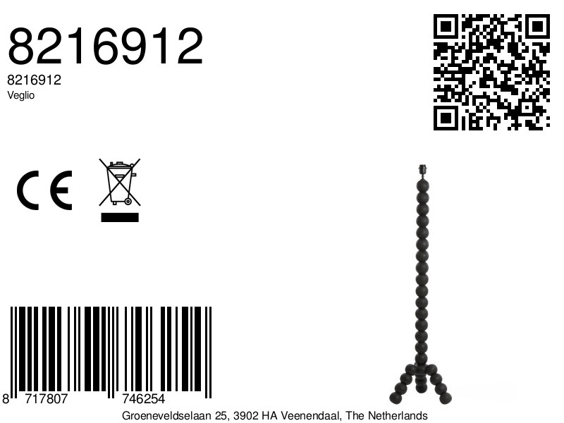 Socle de lampe noir en forme de boule Light & Living Veglio – Image 7