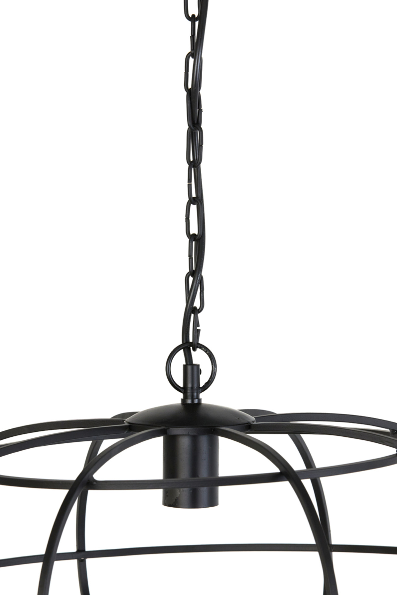 Suspension en fil noir avec structure métallique Light & Living Imelda – Image 6