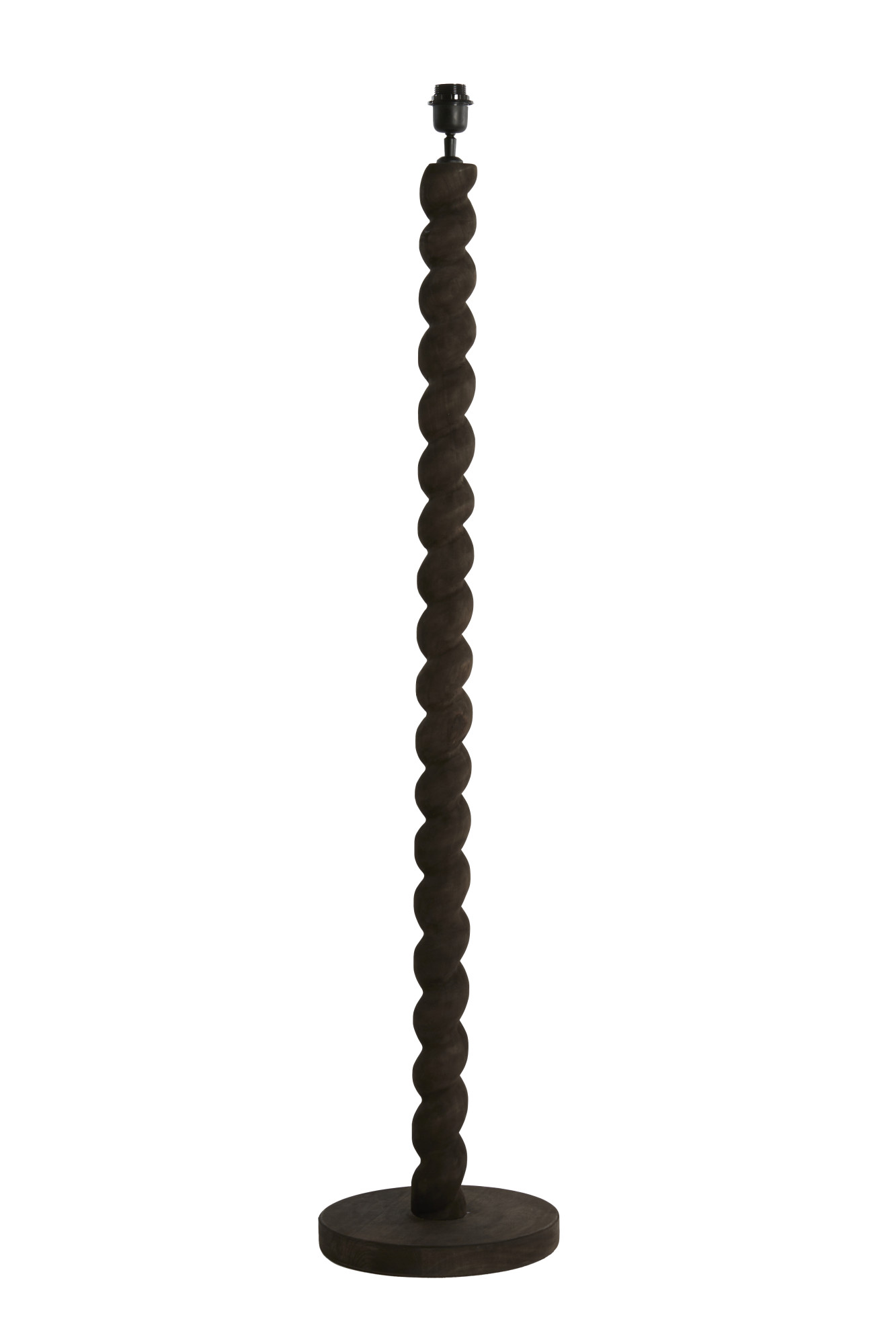 Socle de lampe en bois sombre Light & Living Nanno – Image 2