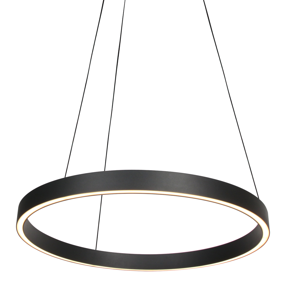 Suspension LED noire design réglable en forme d’anneau Steinhauer Mykty – Image 4