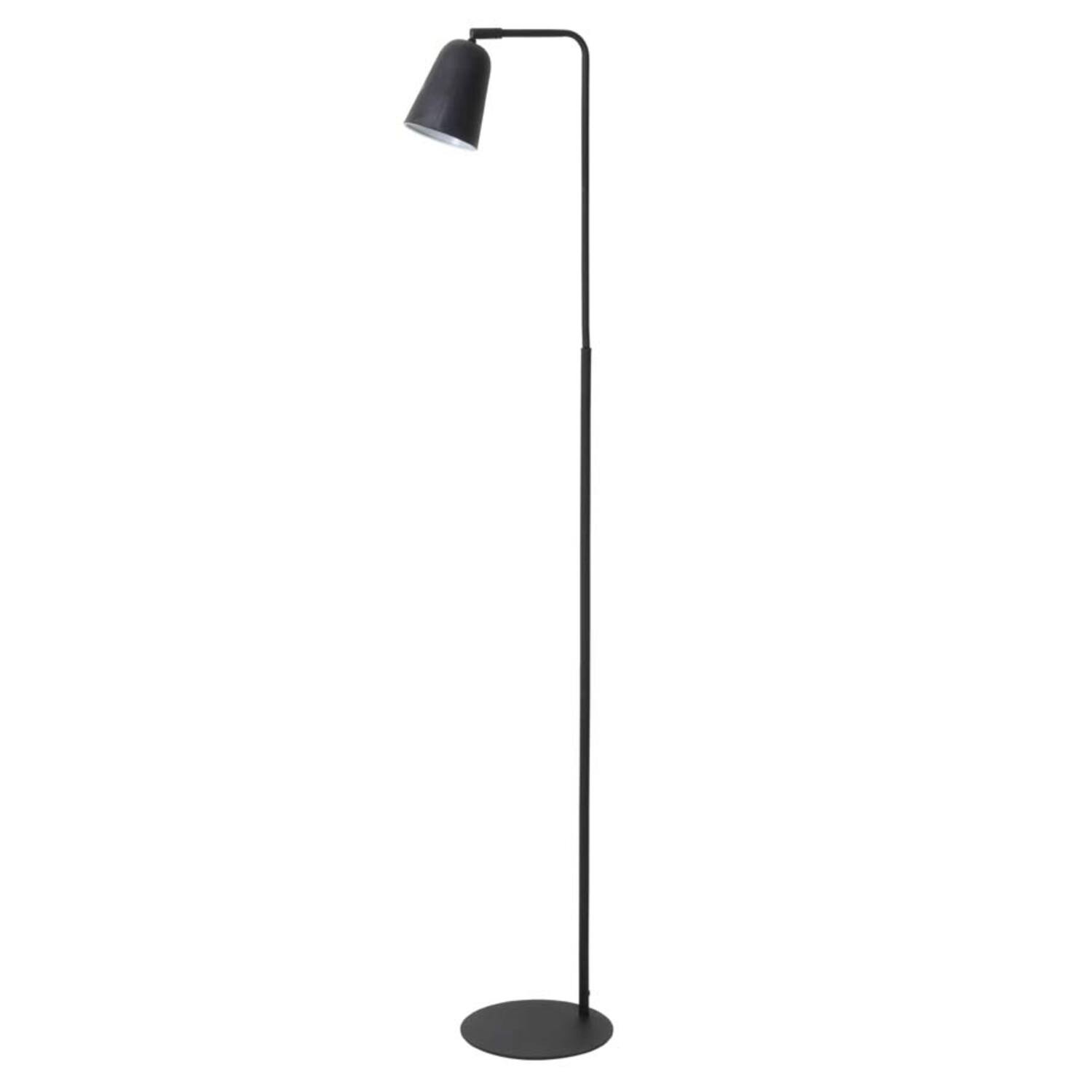 Lamp de sol noire design minimaliste Light & Living Salomo