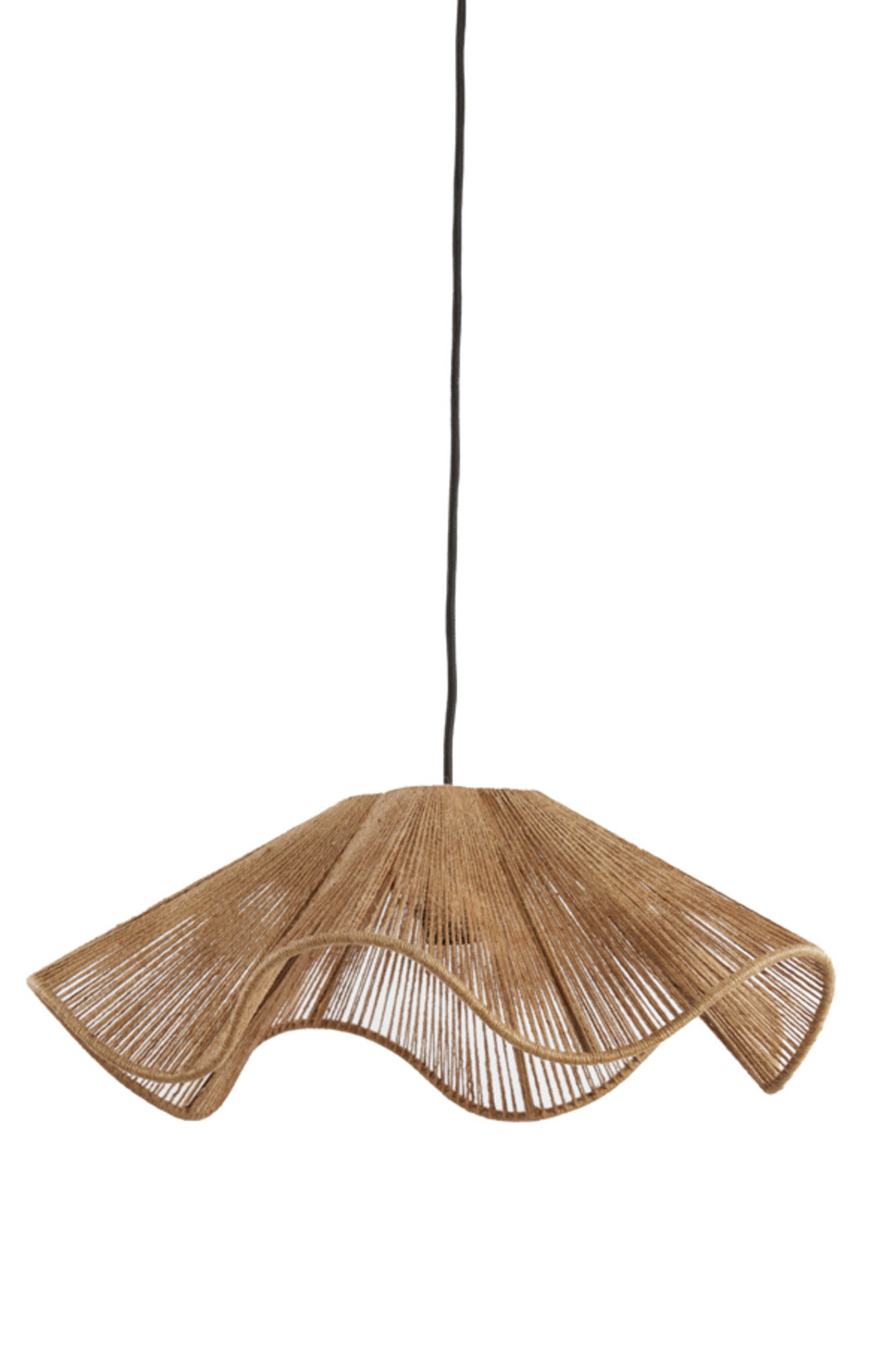 Suspension ondulée au style naturel Light & Living Fodara – Image 2