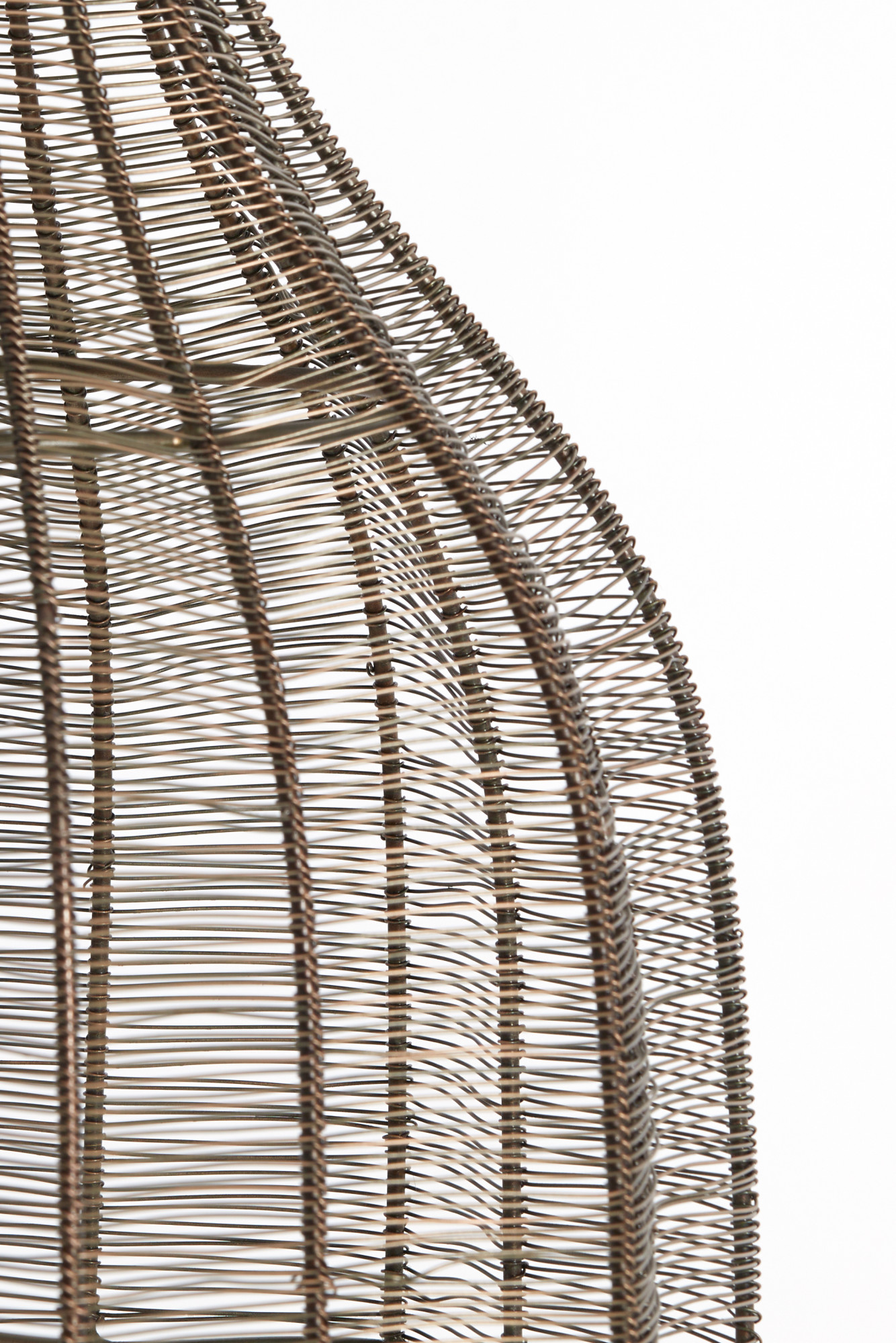 Suspension industrielle en métal structuré Light & Living Mariama – Image 3