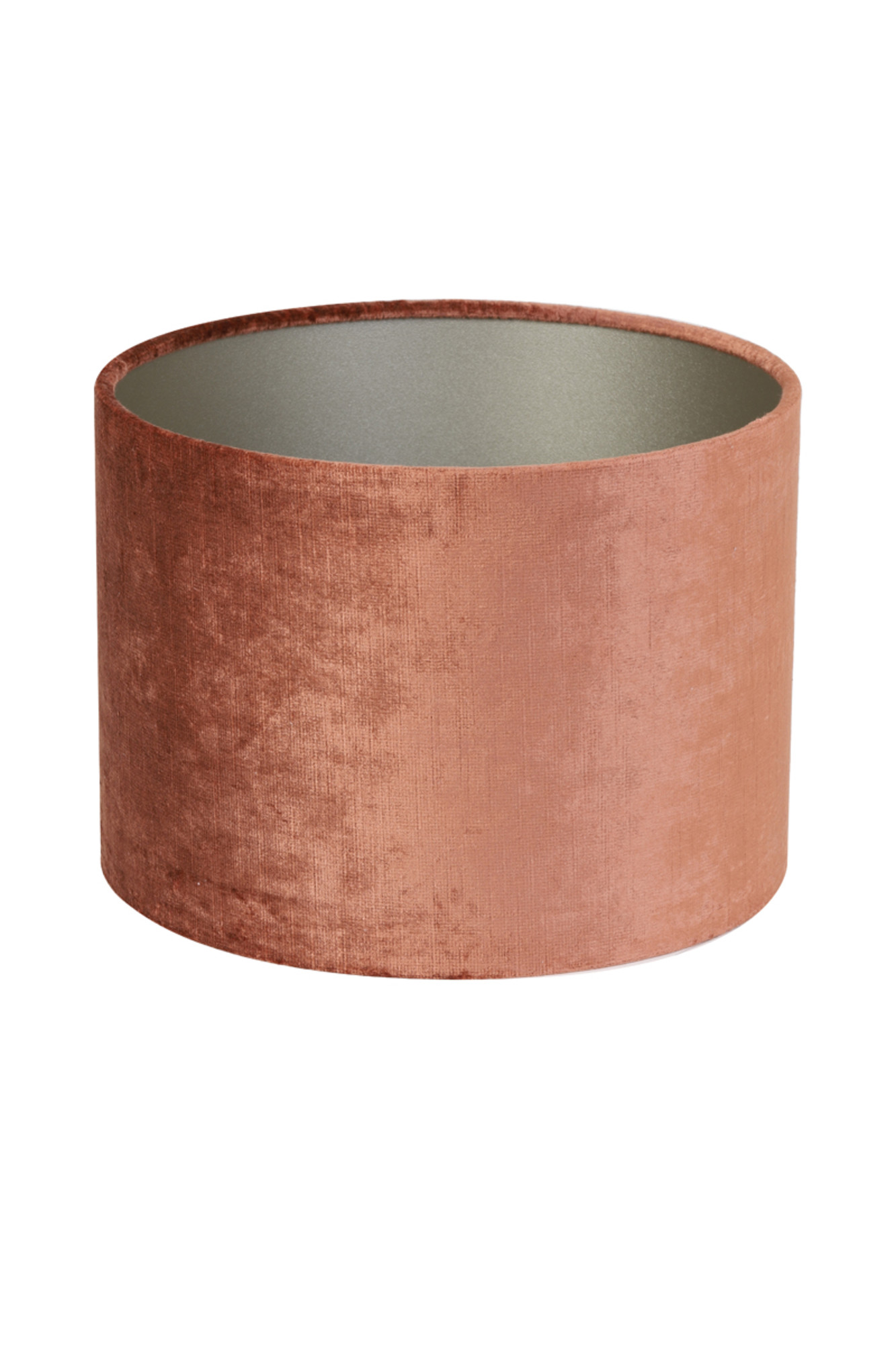 Abat-jour en tissu couleur rouille Light & Living Gemstone – Image 3