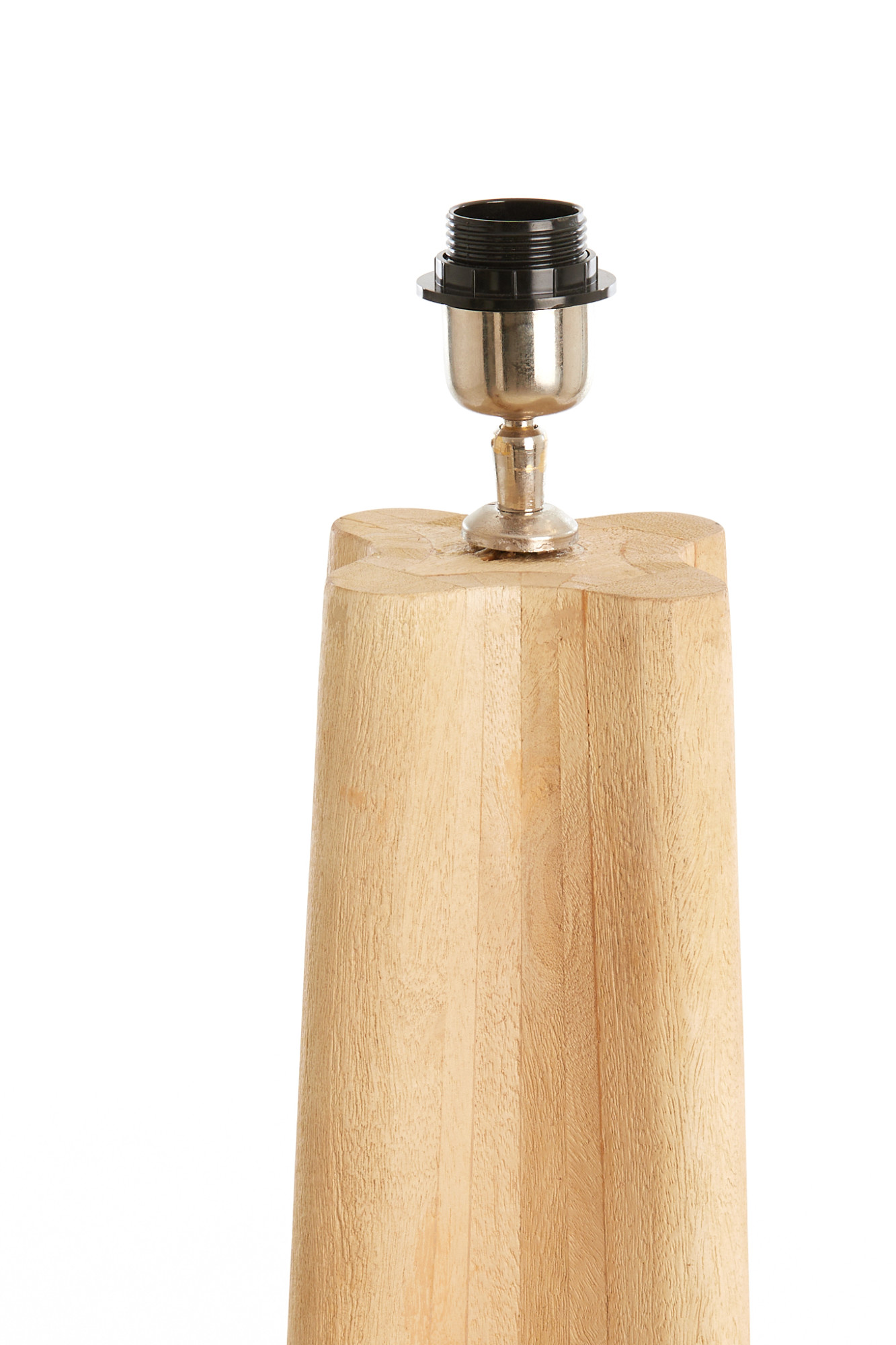 Piedestal de lampe de table en bois élancé Light & Living Navelli – Image 4