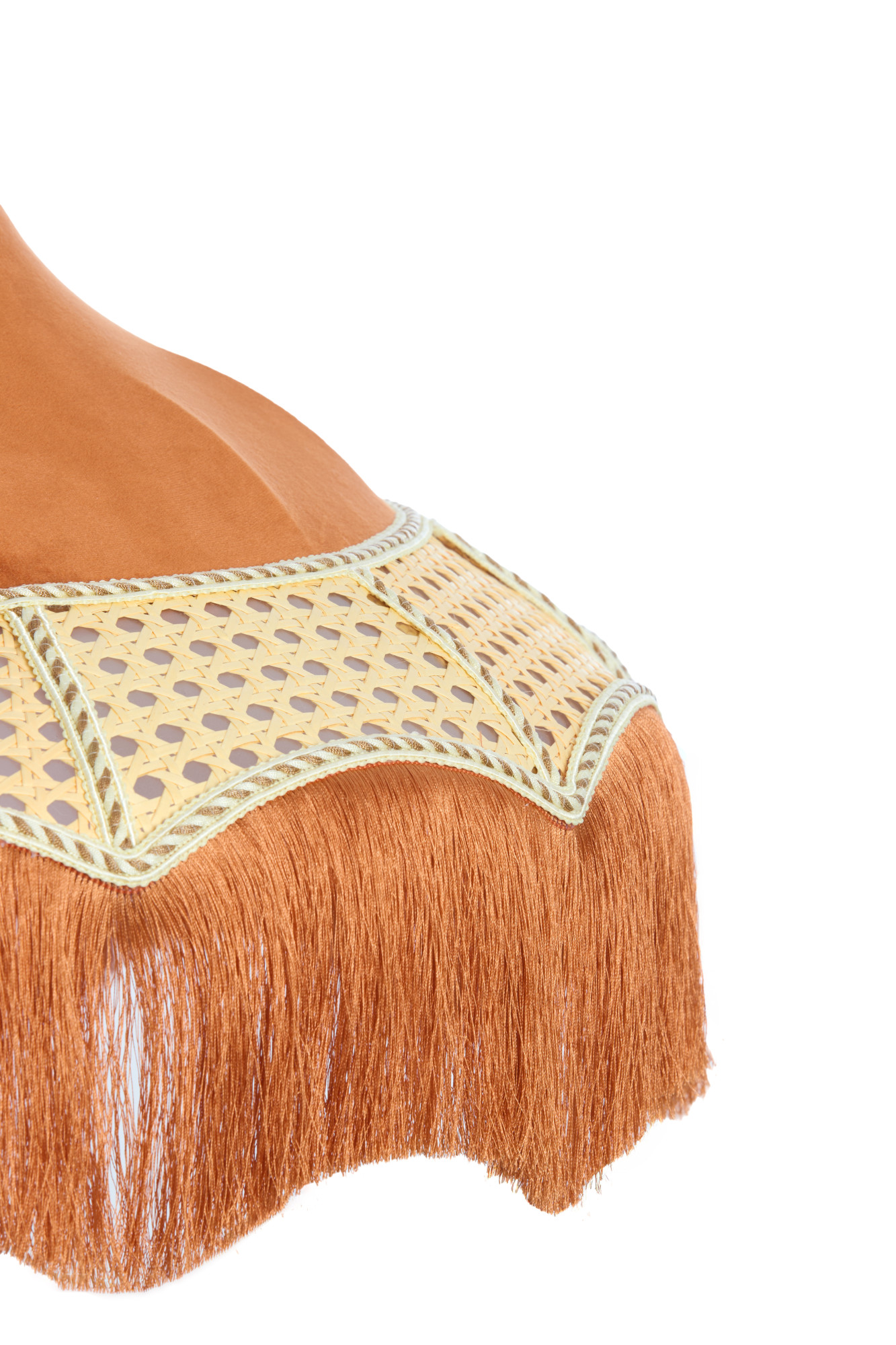 Abat-jour à franges style rétro Light & Living Mizia – Image 3