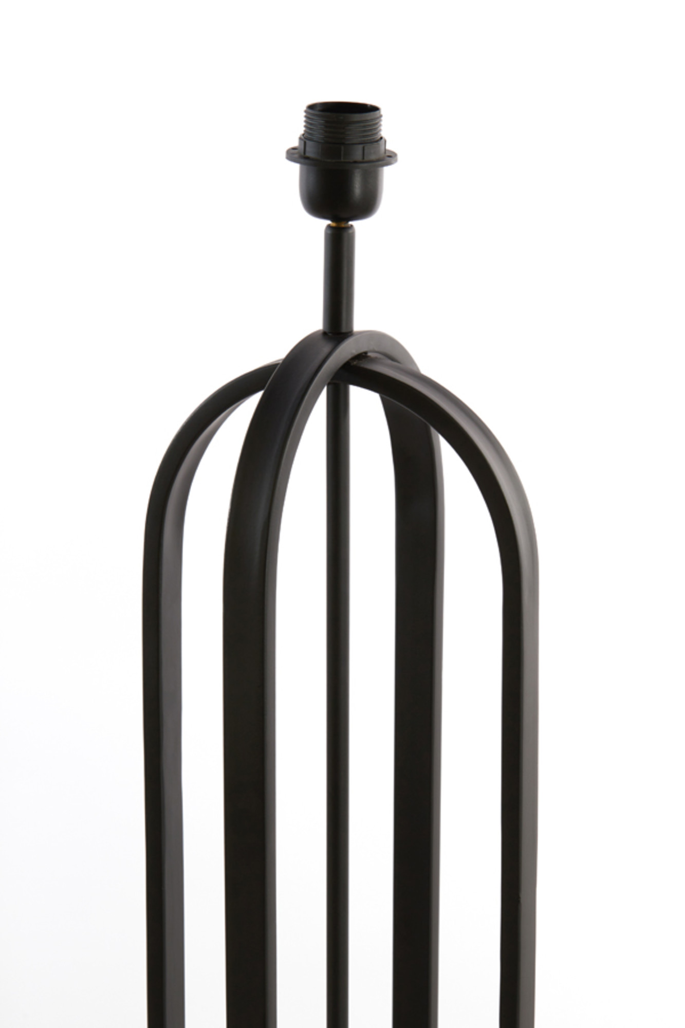Socle de lampe en métal noir Light & Living Aster – Image 3