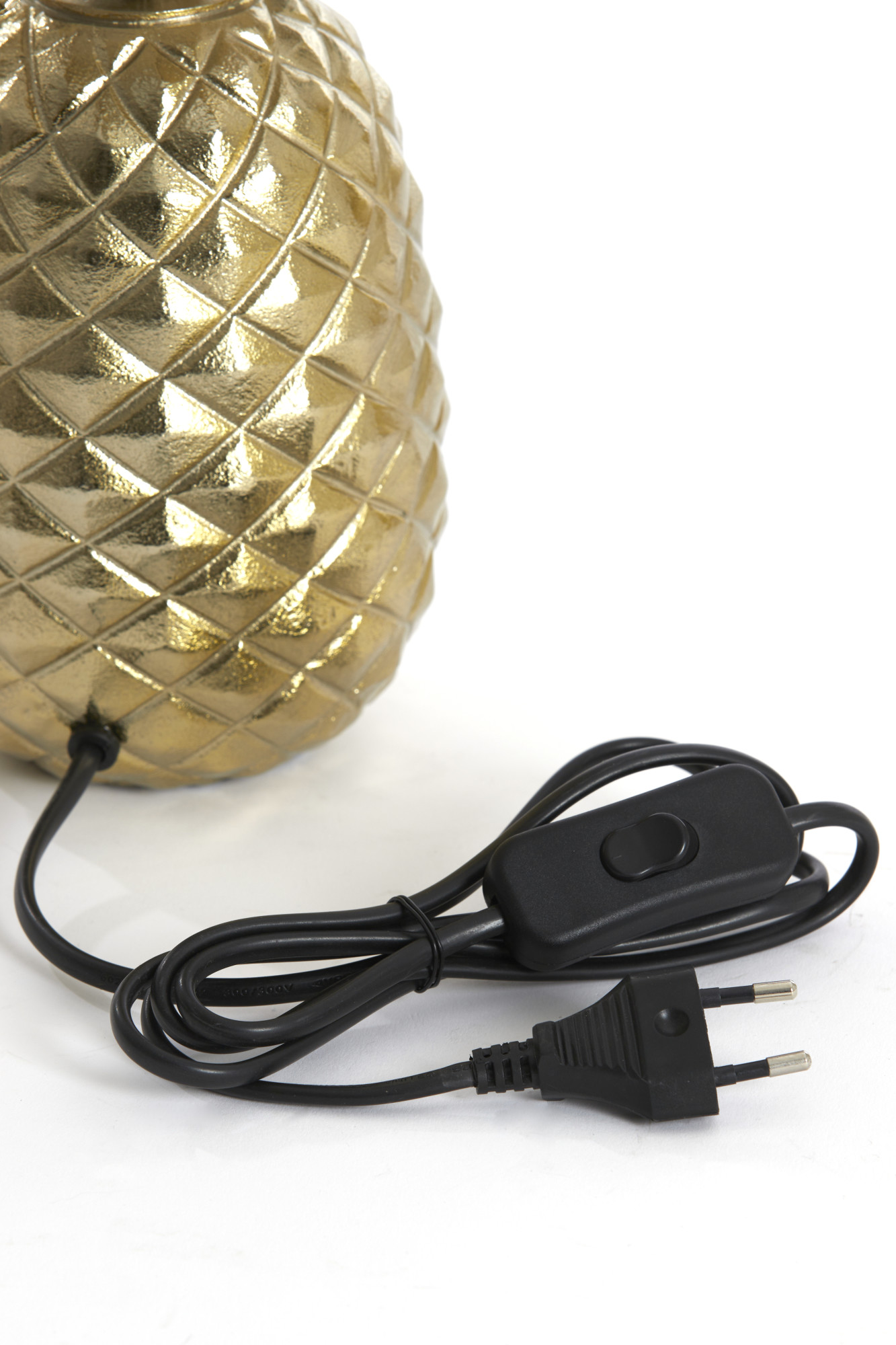 Piedestal de lampe en design d'ananas doré Light & Living Pineapple – Image 9