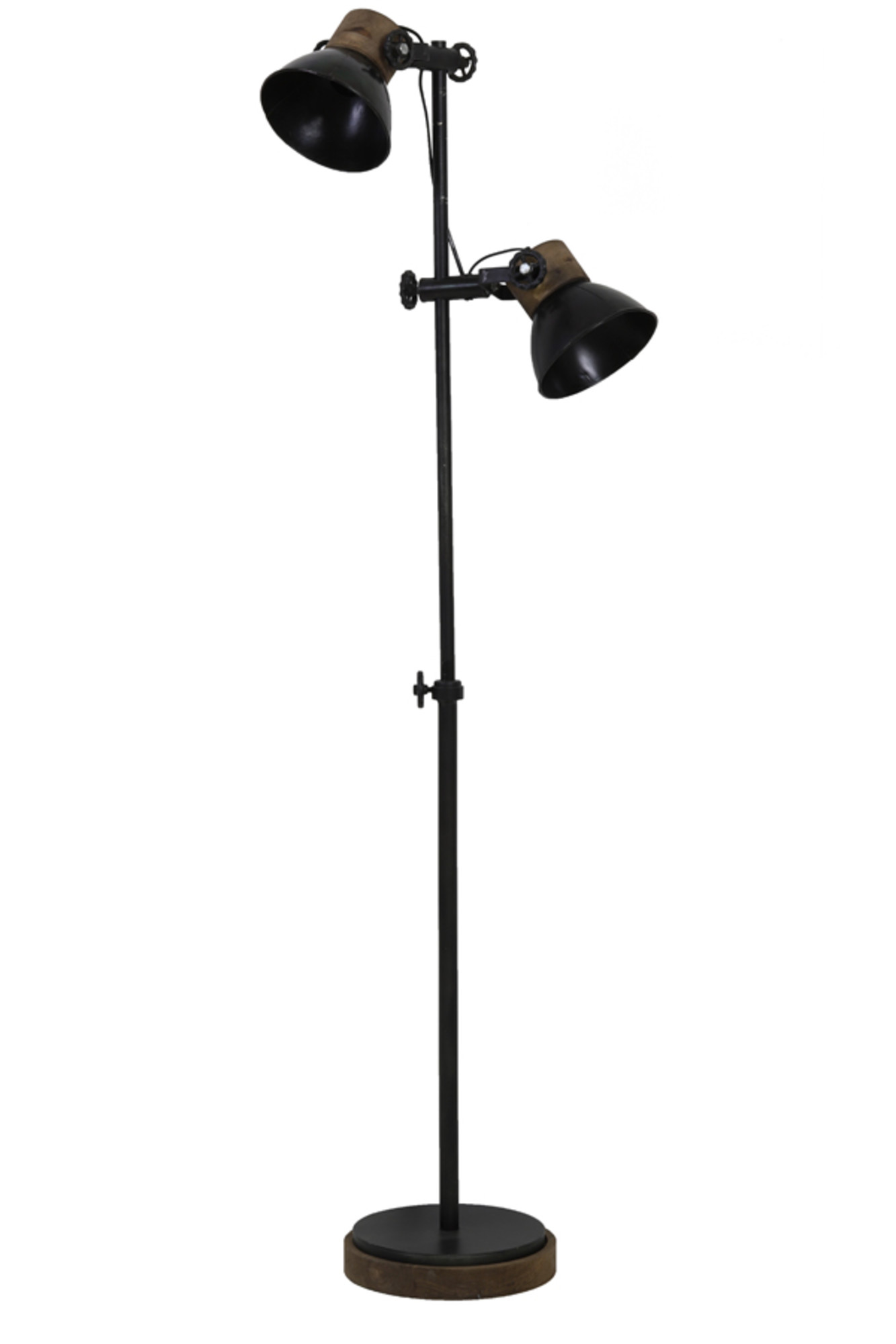 Lampe sur pied industrielle noire Light & Living Jody – Image 6