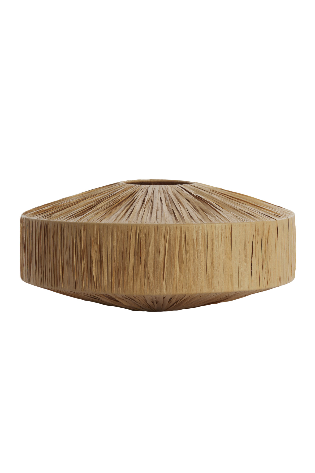 Abat-jour en paille couleur beige Light & Living Biljana – Image 2