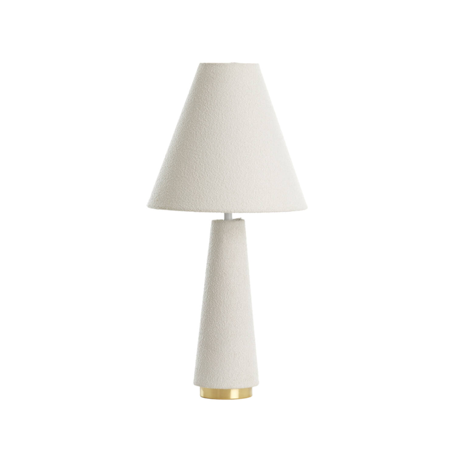 Lampe blanche vintage avec abat-jour Light & Living Devia