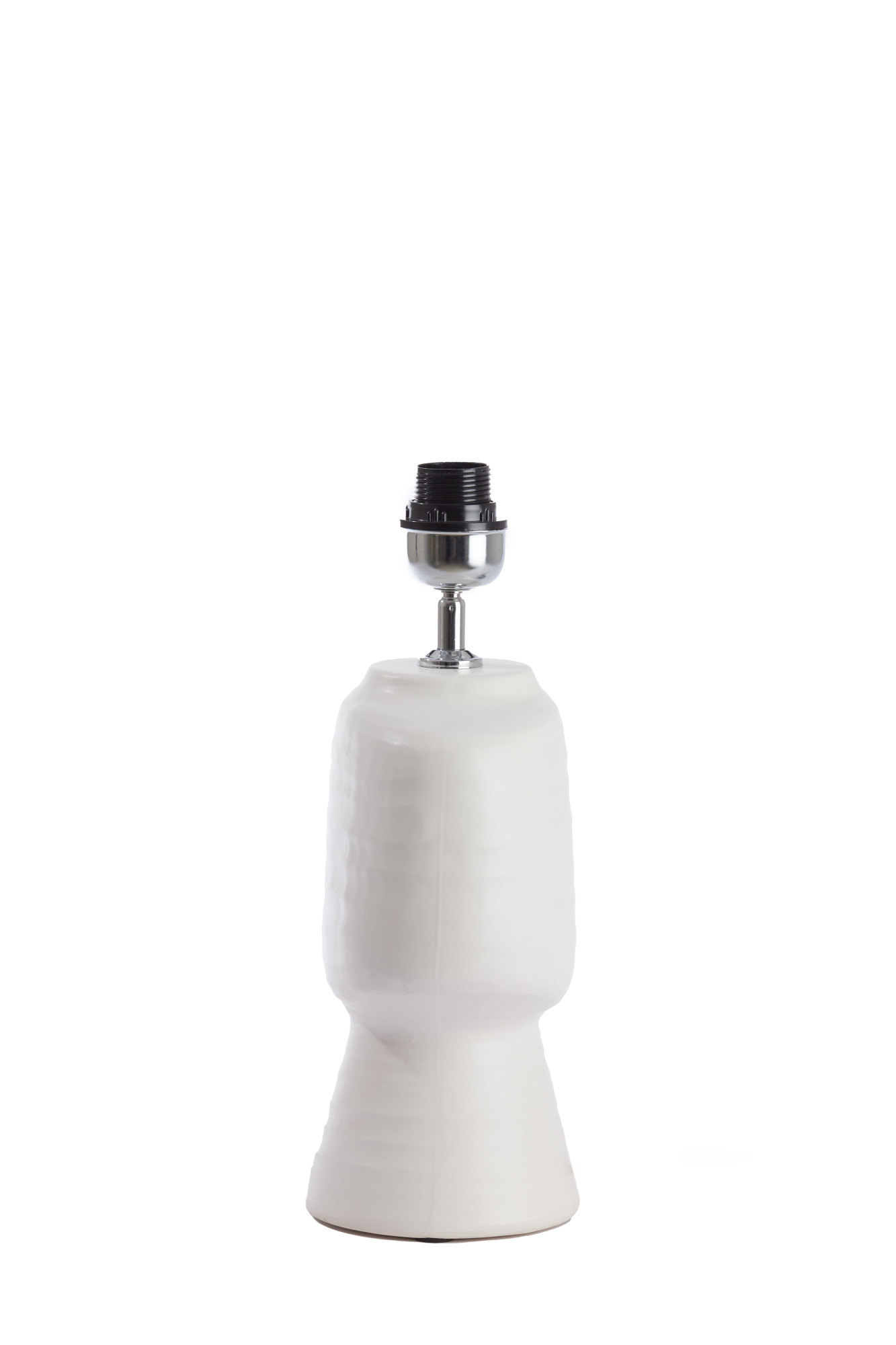 Pied de lampe design en céramique blanche Light & Living Gandoro – Image 4