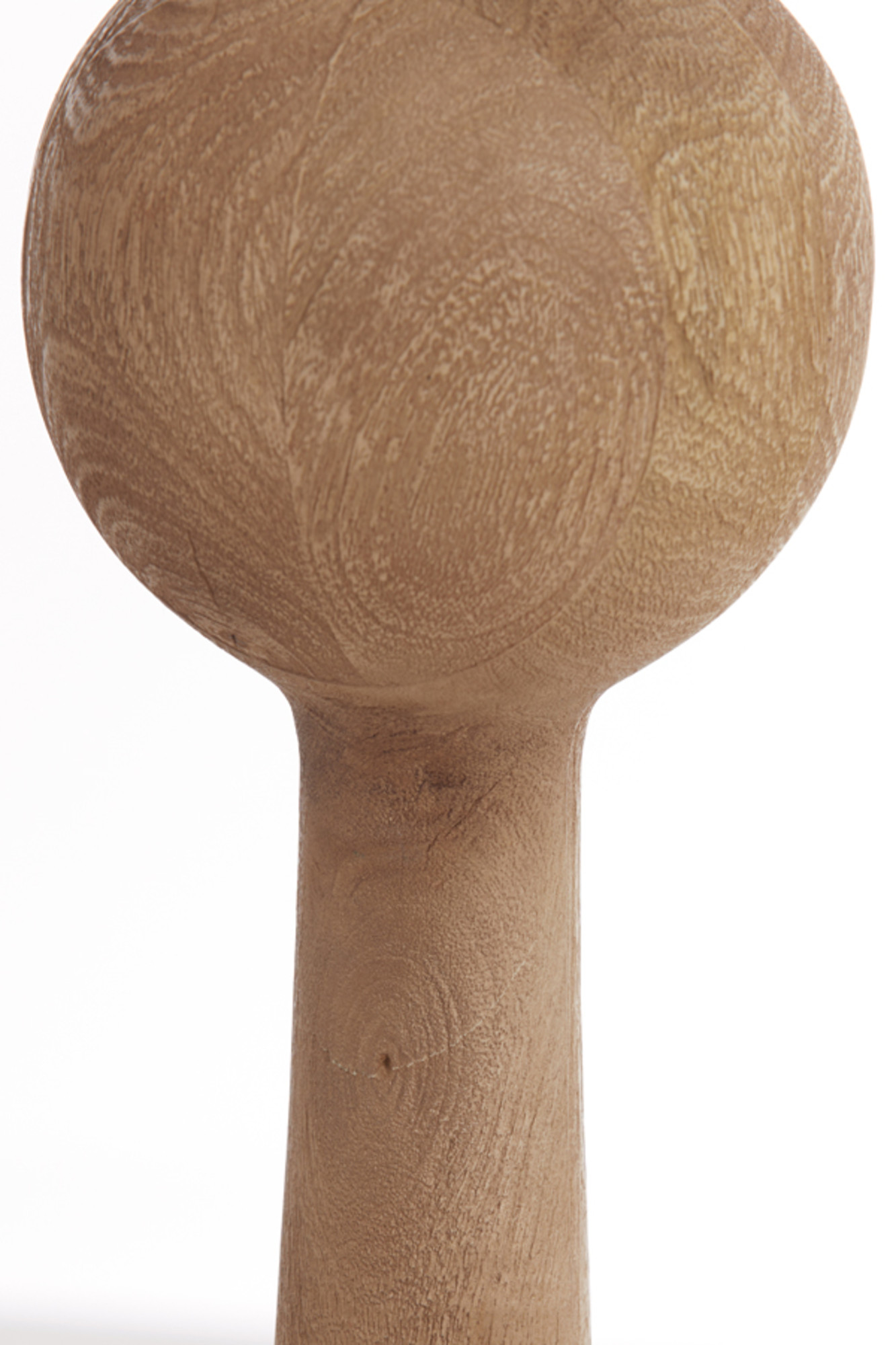 Piedestal de lampe en bois de forme élancée Light & Living Festina – Image 4