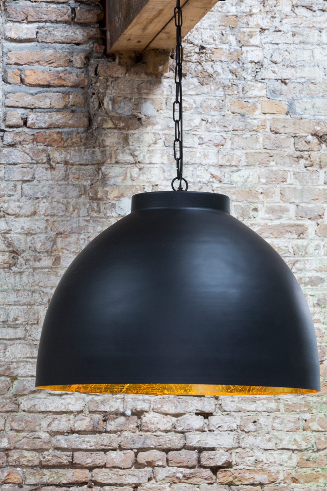 Suspension noire avec abat-jour industriel Light & Living Kylie – Image 4