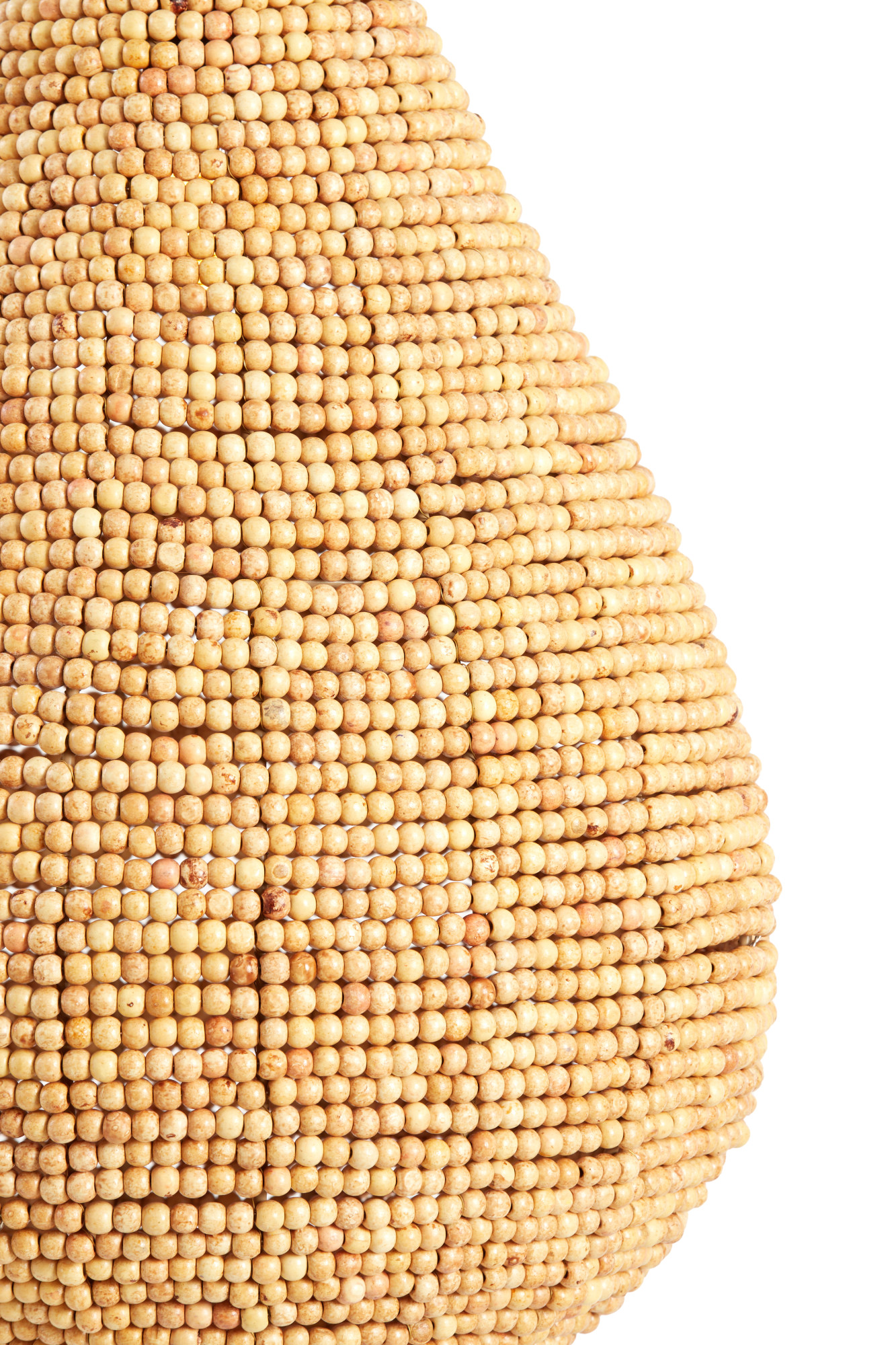 Suspension goutte en perles de bois Light & Living Kabinda – Image 3