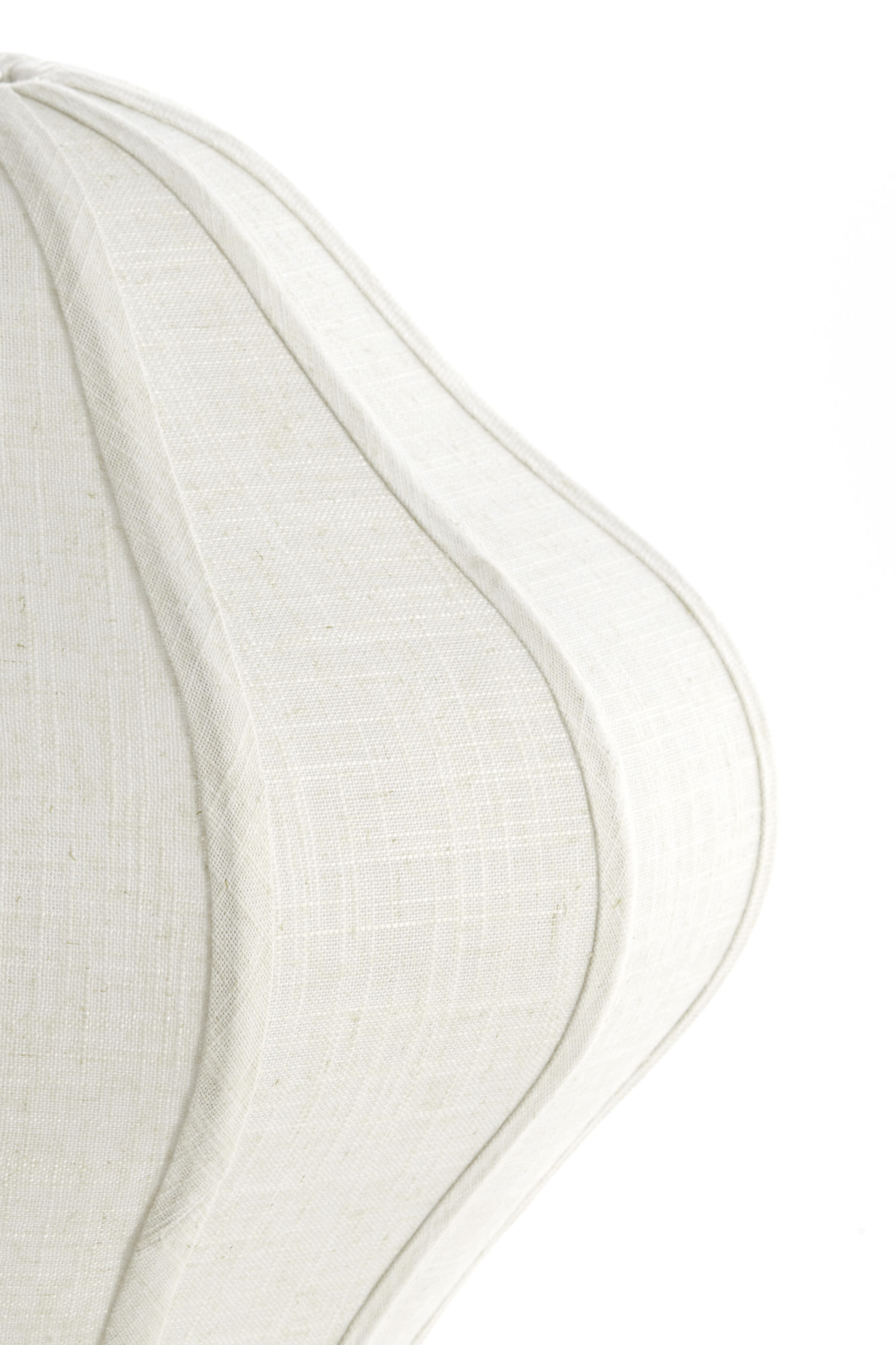 Suspension ovale en tissu beige Light & Living Sukau – Image 5