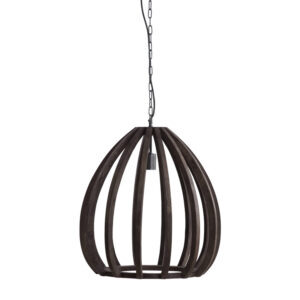 Suspension à cadre ouvert en bois Light & Living Barsia
