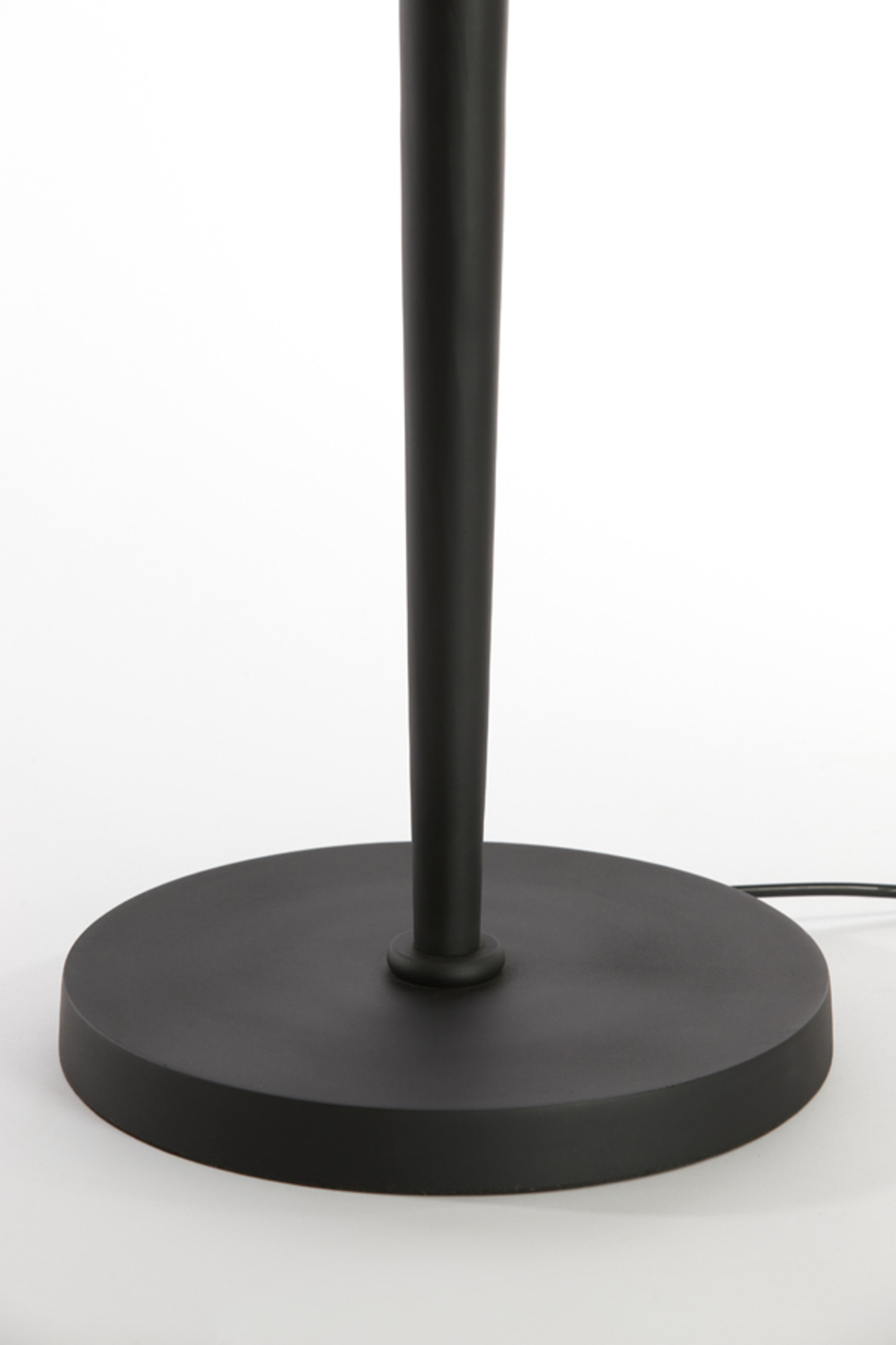 Piedestal de lampe noire design élancé Light & Living Vixen – Image 6