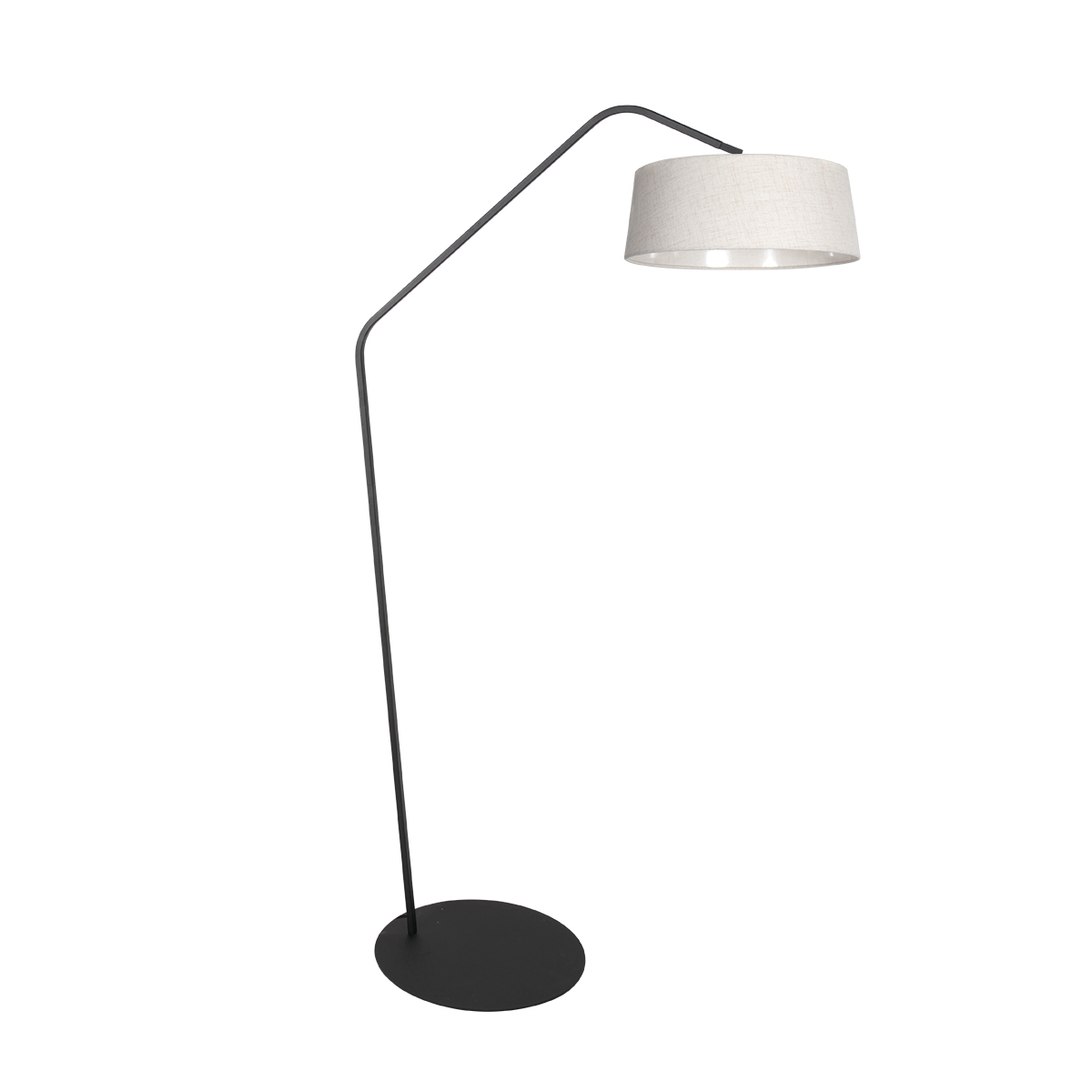 Lampadaire tendance avec abat-jour beige Anne Lighting ZigZag