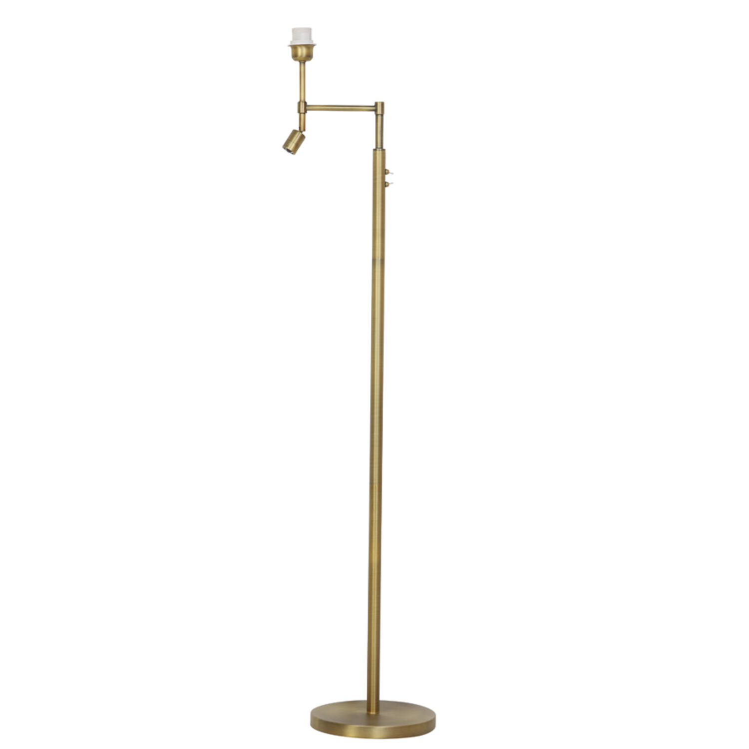 Lampadaire classique bronze avec liseuse Light & Living Montana