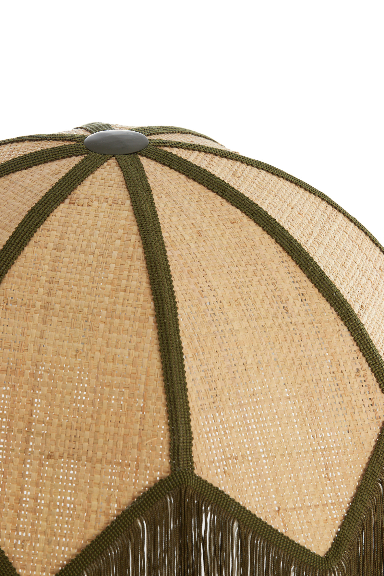 Abat-jour en osier avec des franges Light & Living Sulina – Image 5