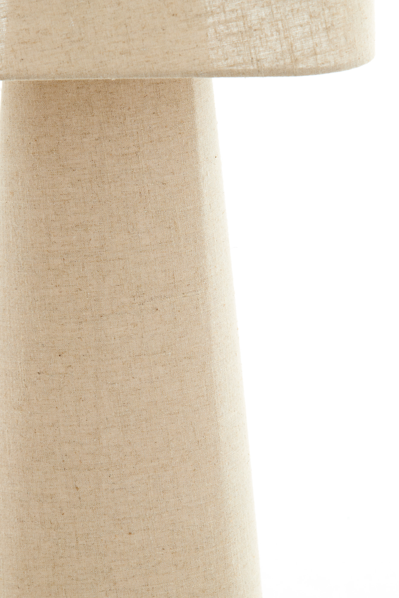 Lampadaire en tissu beige Light & Living Mikko – Image 5