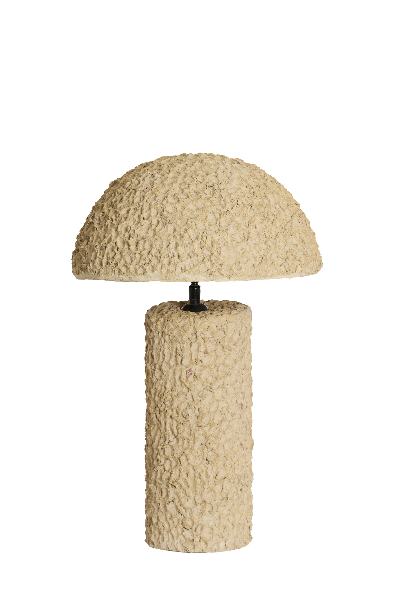 Lampe champignon en texture beige Light & Living Qazu – Image 2