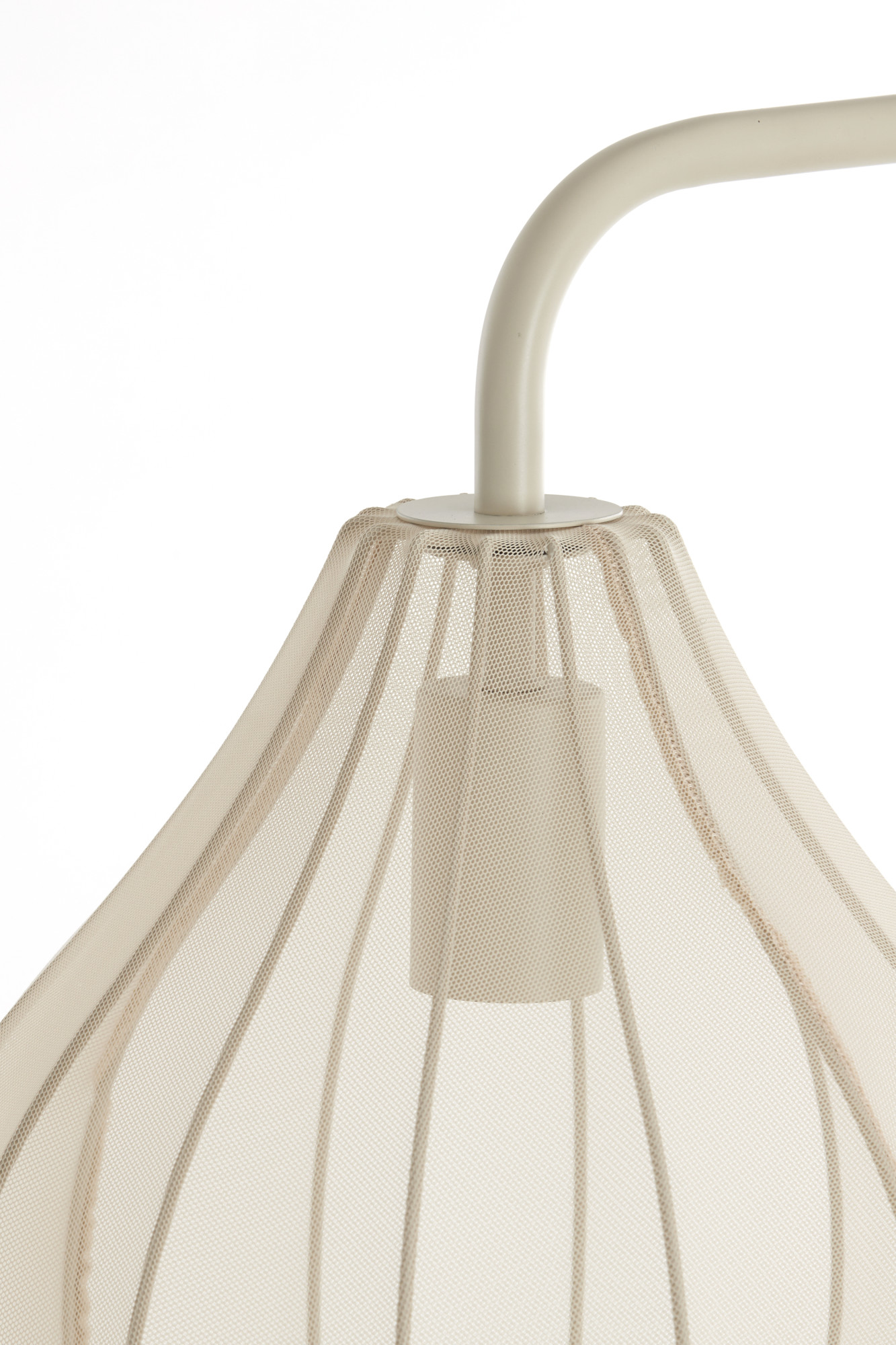 Lampadaire avec abat-jour beige Light & Living Elati – Image 4