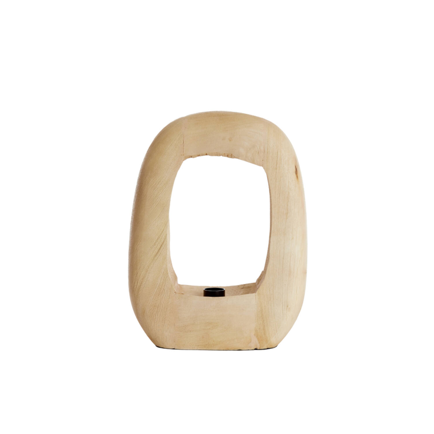 Socle de lampe en bois ovale Light & Living Kelafo
