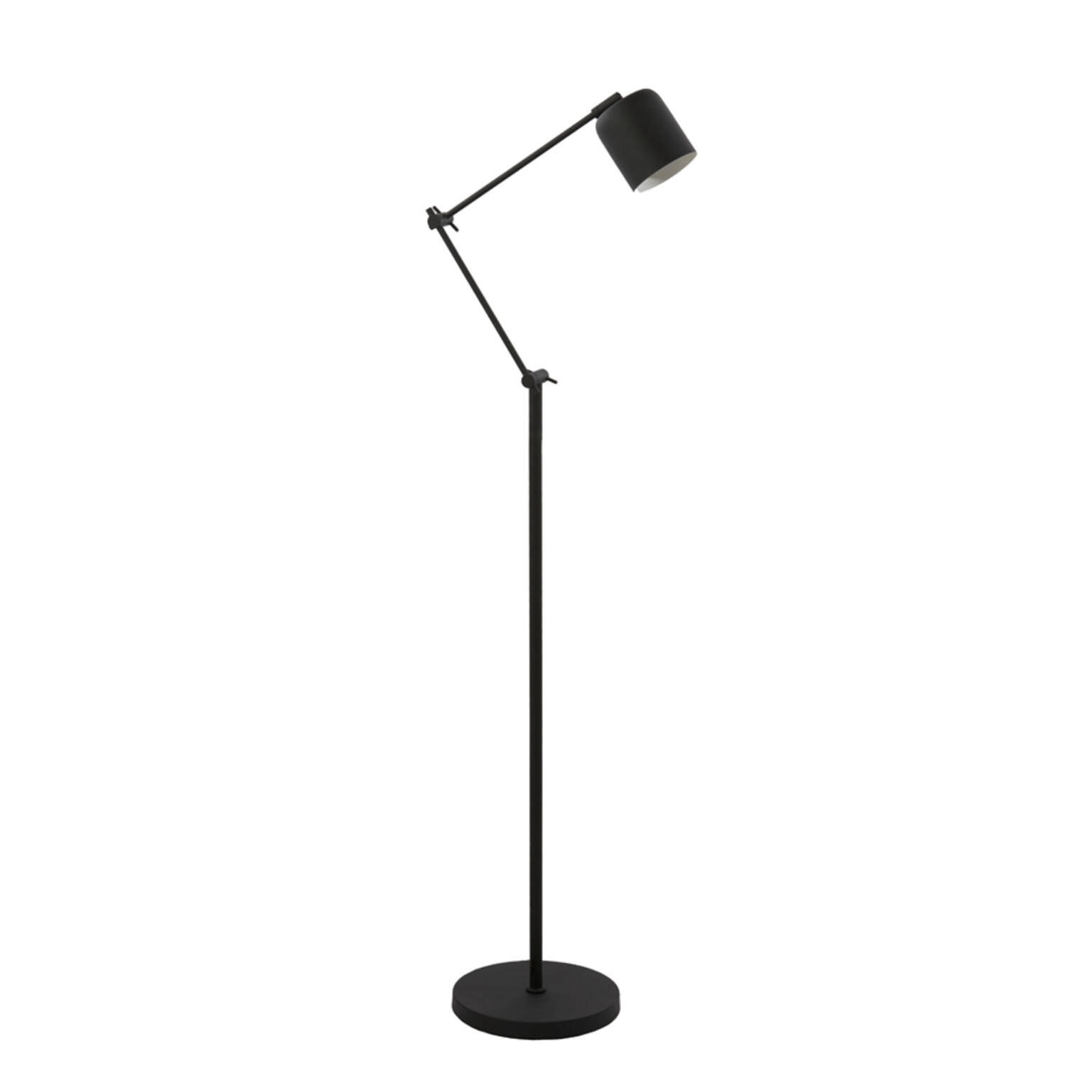 Lamp sur pied noire réglable Light & Living Rijeka