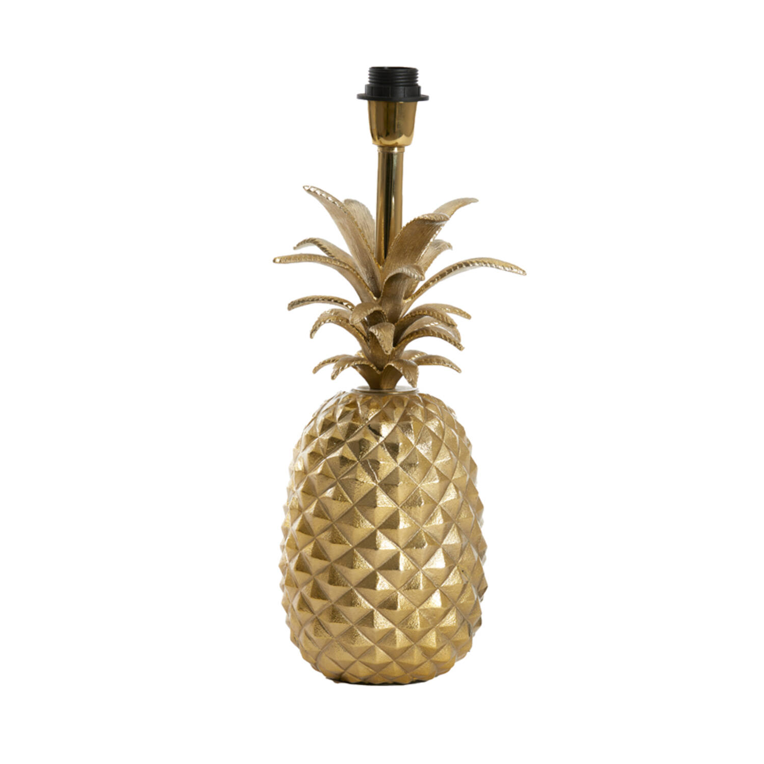 piedestal de lampe ananas dorée Light & Living Pineapple
