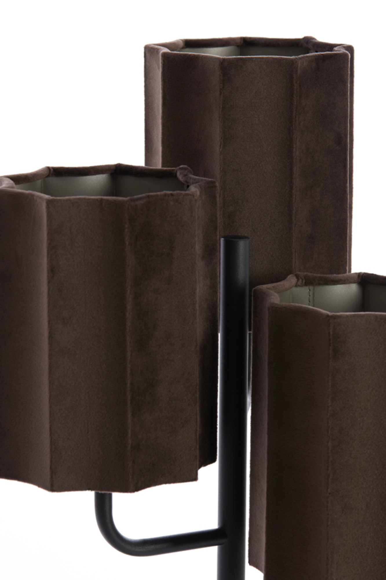 Lampe de table géométrique 3 lumières avec abat-jours Light & Living Edisa – Image 6