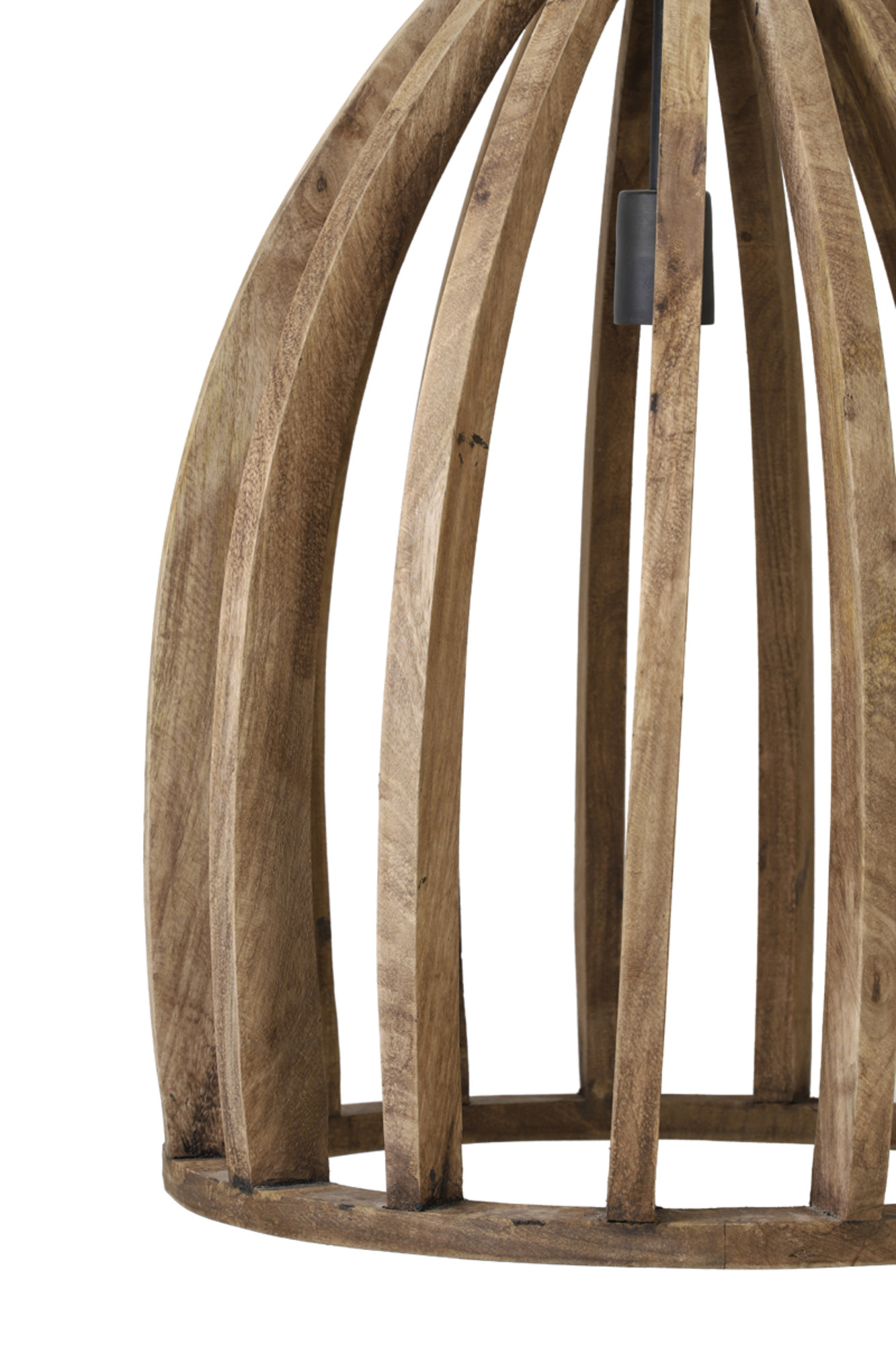 Suspension cage en bois naturel Light & Living Haranka – Image 4