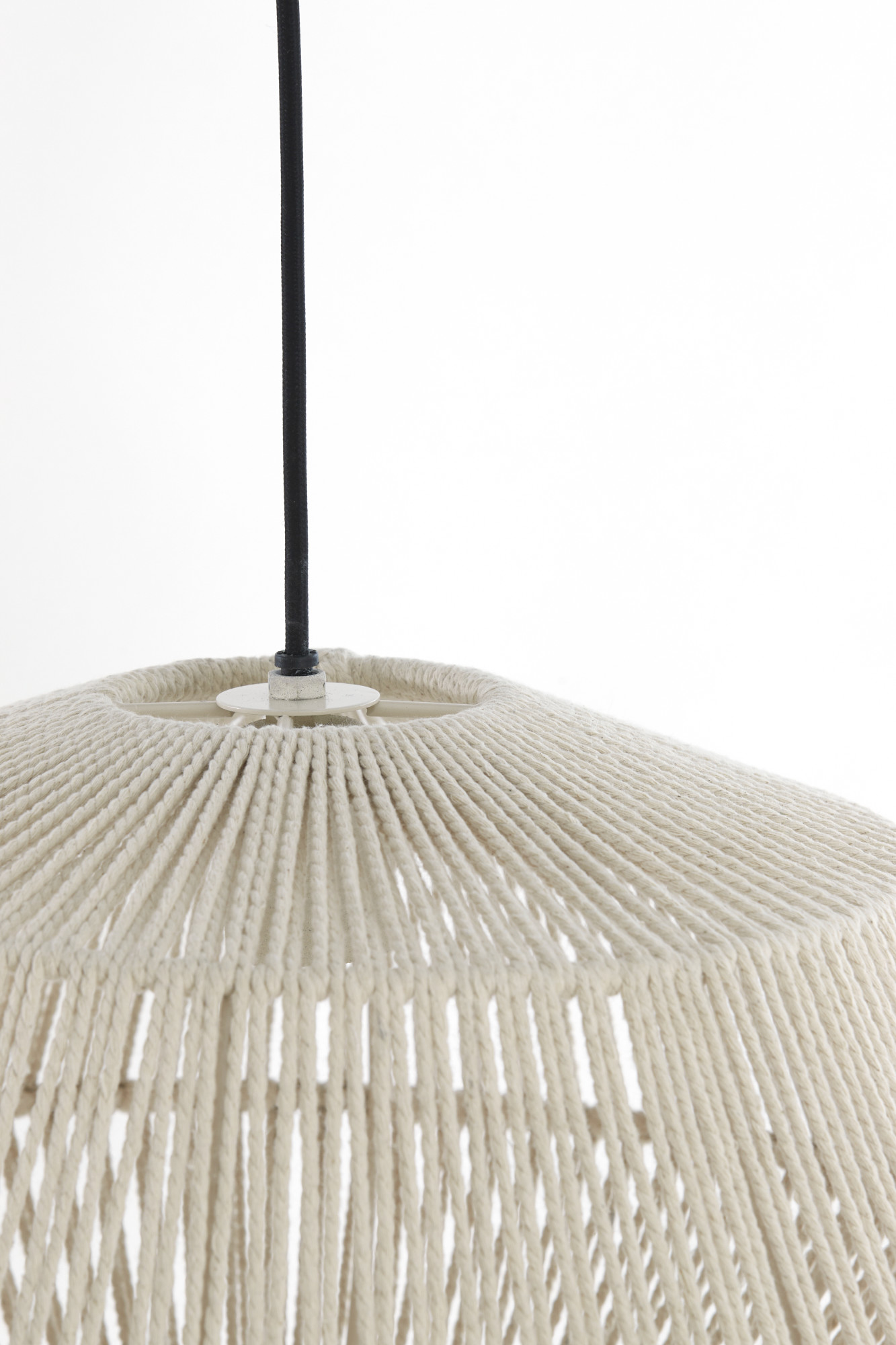 Suspension en fil beige clair Light & Living Deya – Image 5