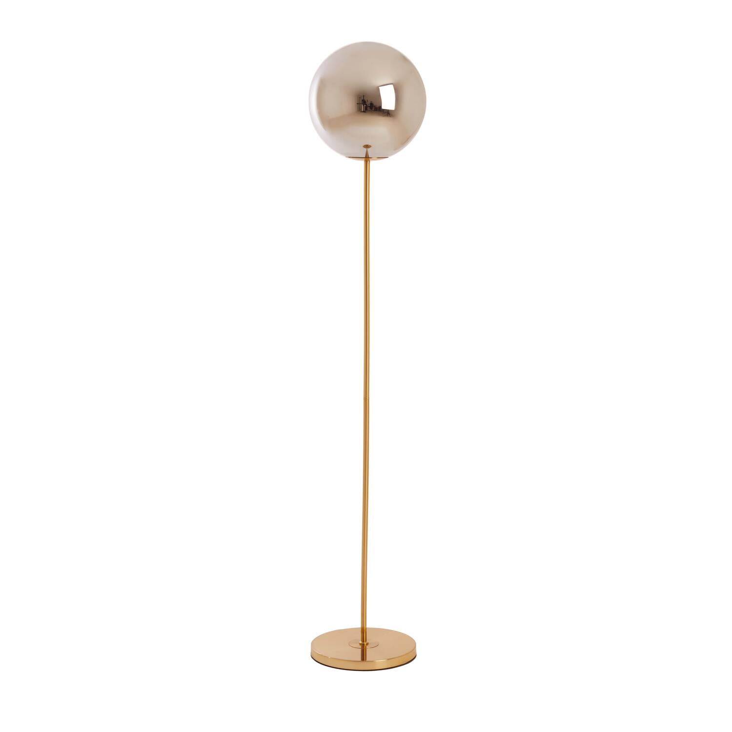 Moderne lampe sur pied dorée Light & Living Medina