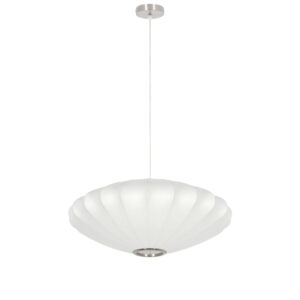 Suspension blanche en forme de coquillage Light & Living Fay