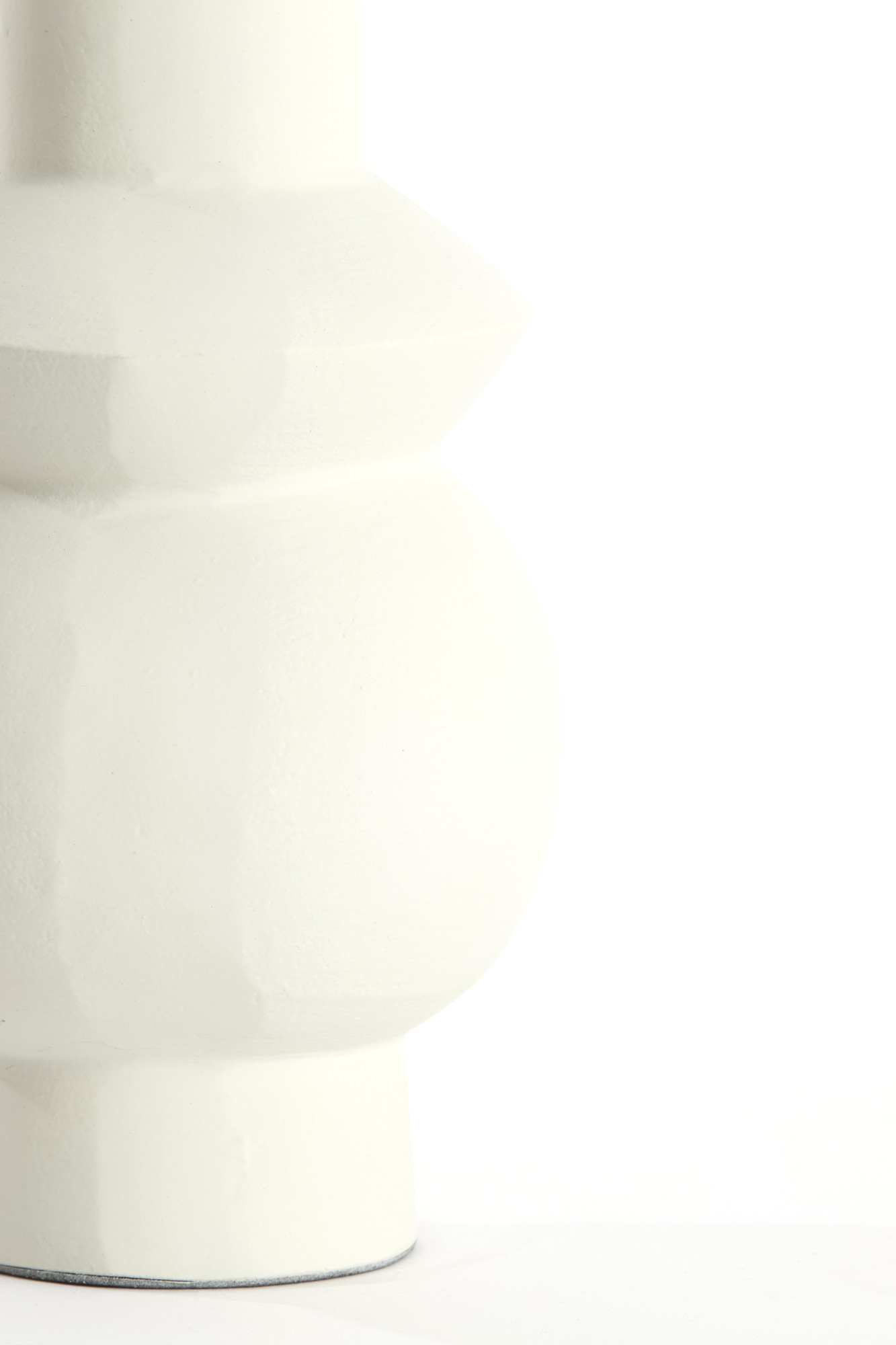 Socle de lampe blanche design géométrique Light & Living Esino – Image 5