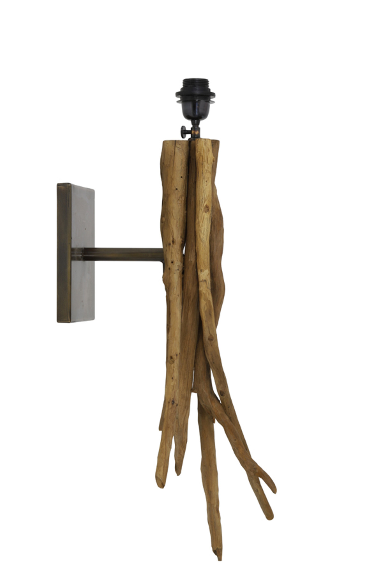 Applique murale en bois au style naturel Light & Living Bluma – Image 3