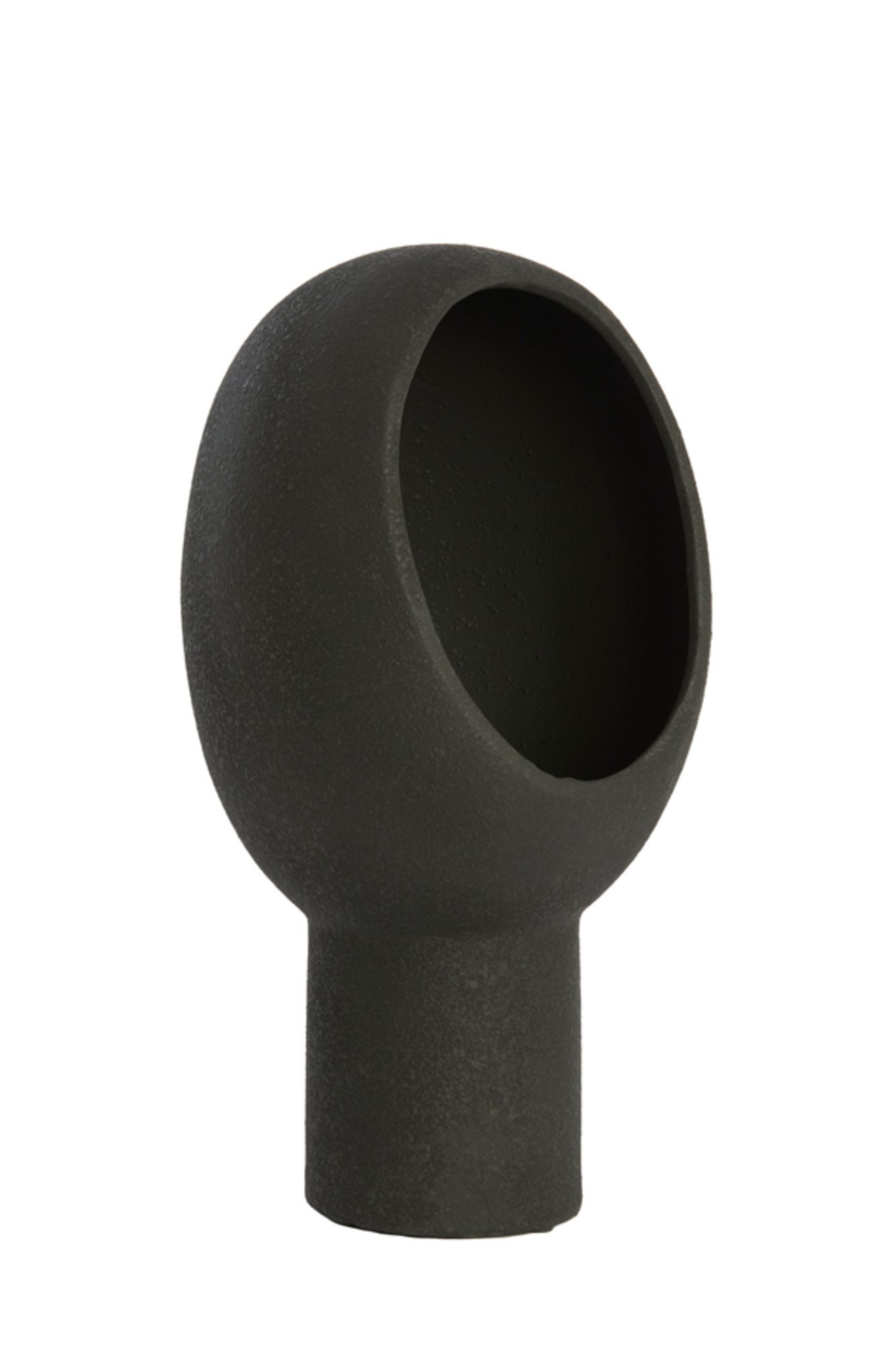 Lampe ovale en ciment noir Light & Living Monk – Image 2