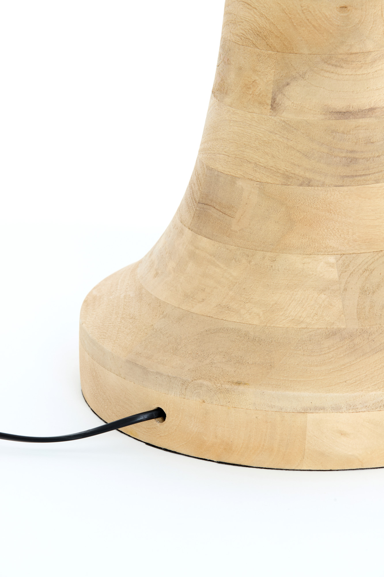 Pied de lampe au design moderne en bois Light & Living Jovany – Image 5