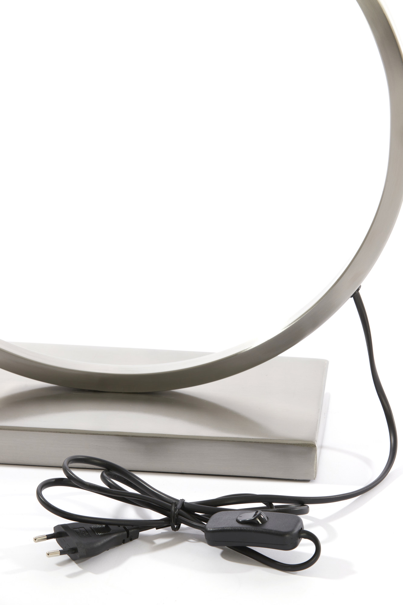 Socle de lampe moderne en métal rond Light & Living Liva – Image 7