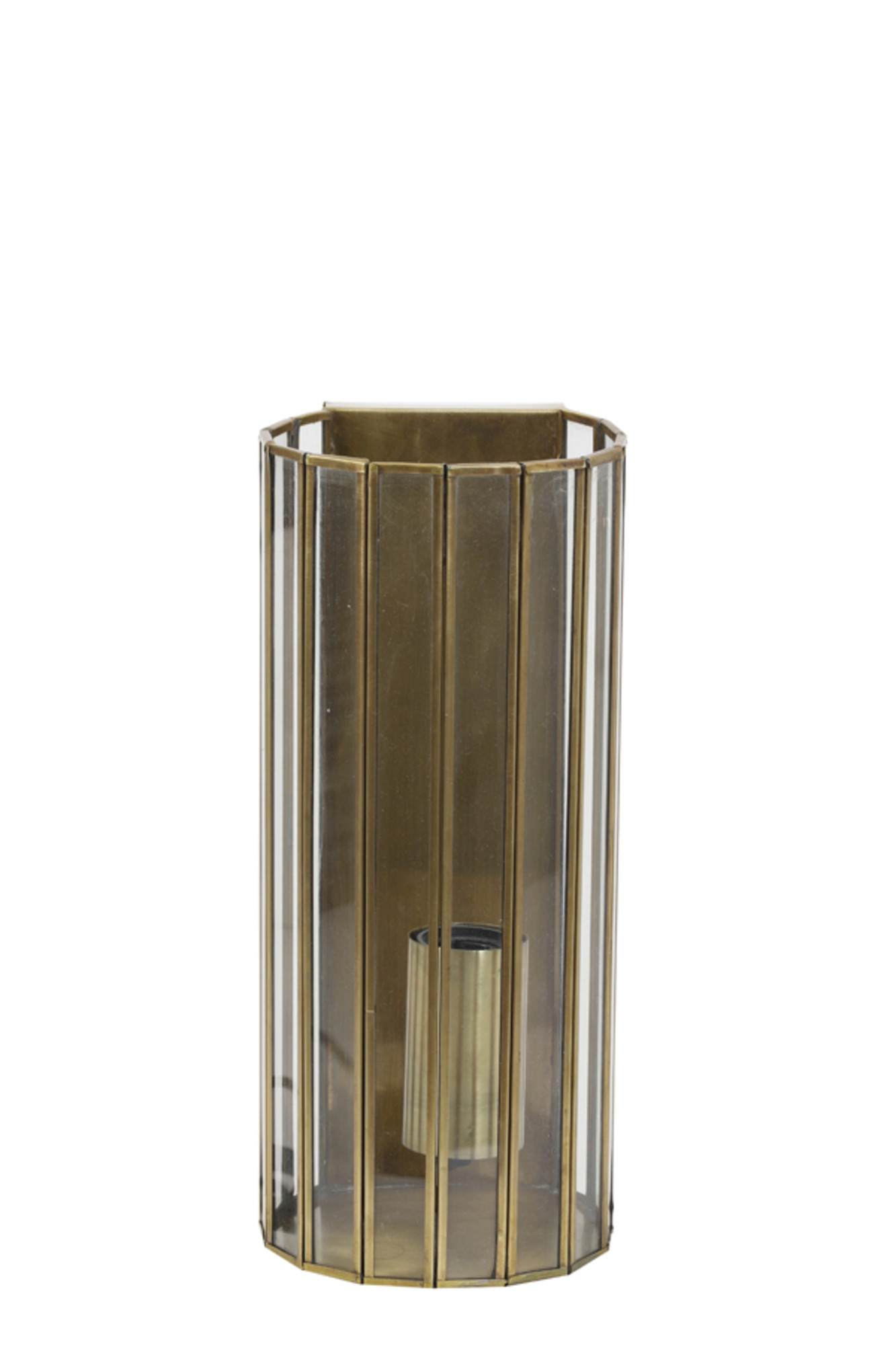 Applique murale en laiton et panneaux en verre Light & Living Stroby – Image 3