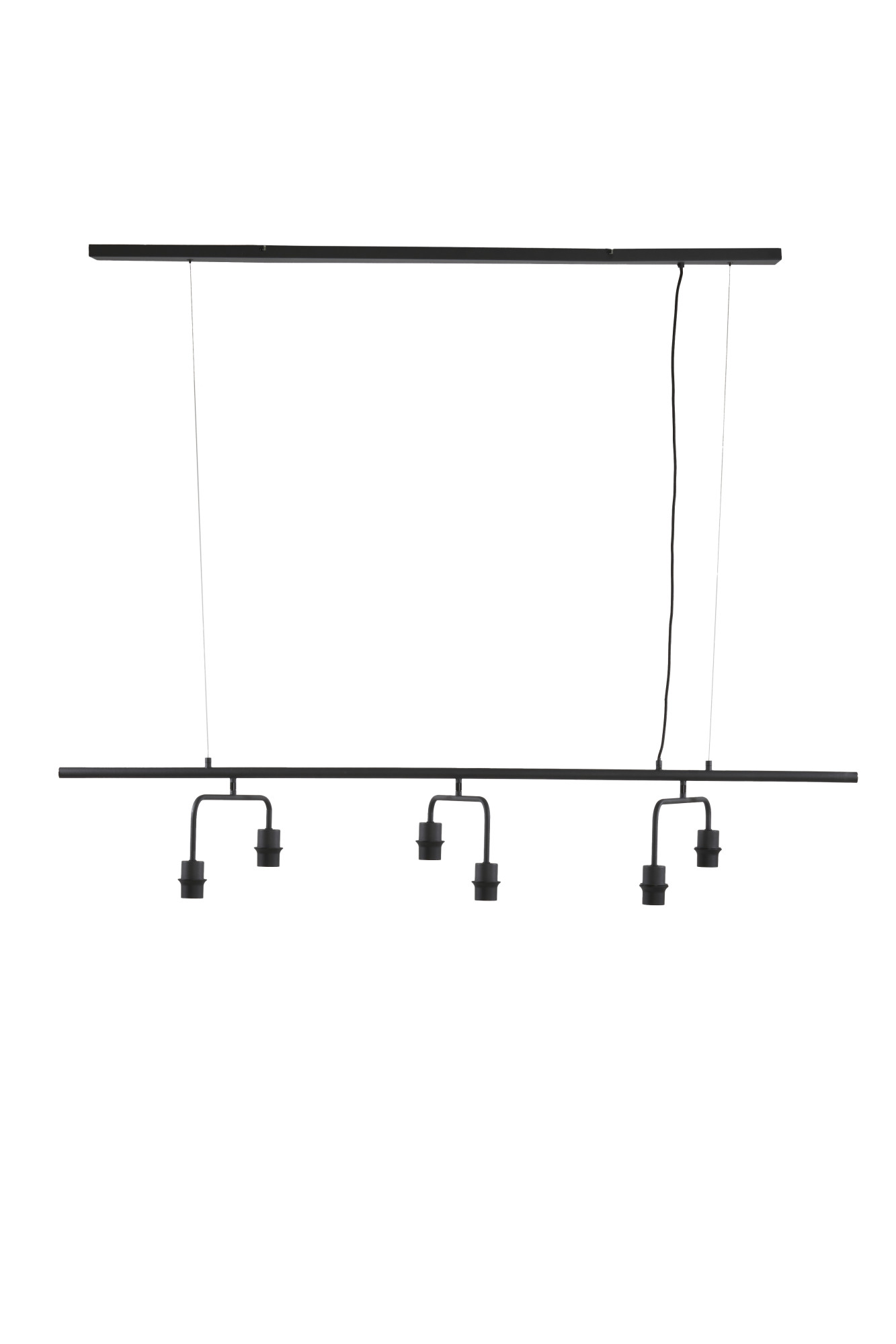Suspension noire moderne avec rail Light & Living Edisa – Image 2
