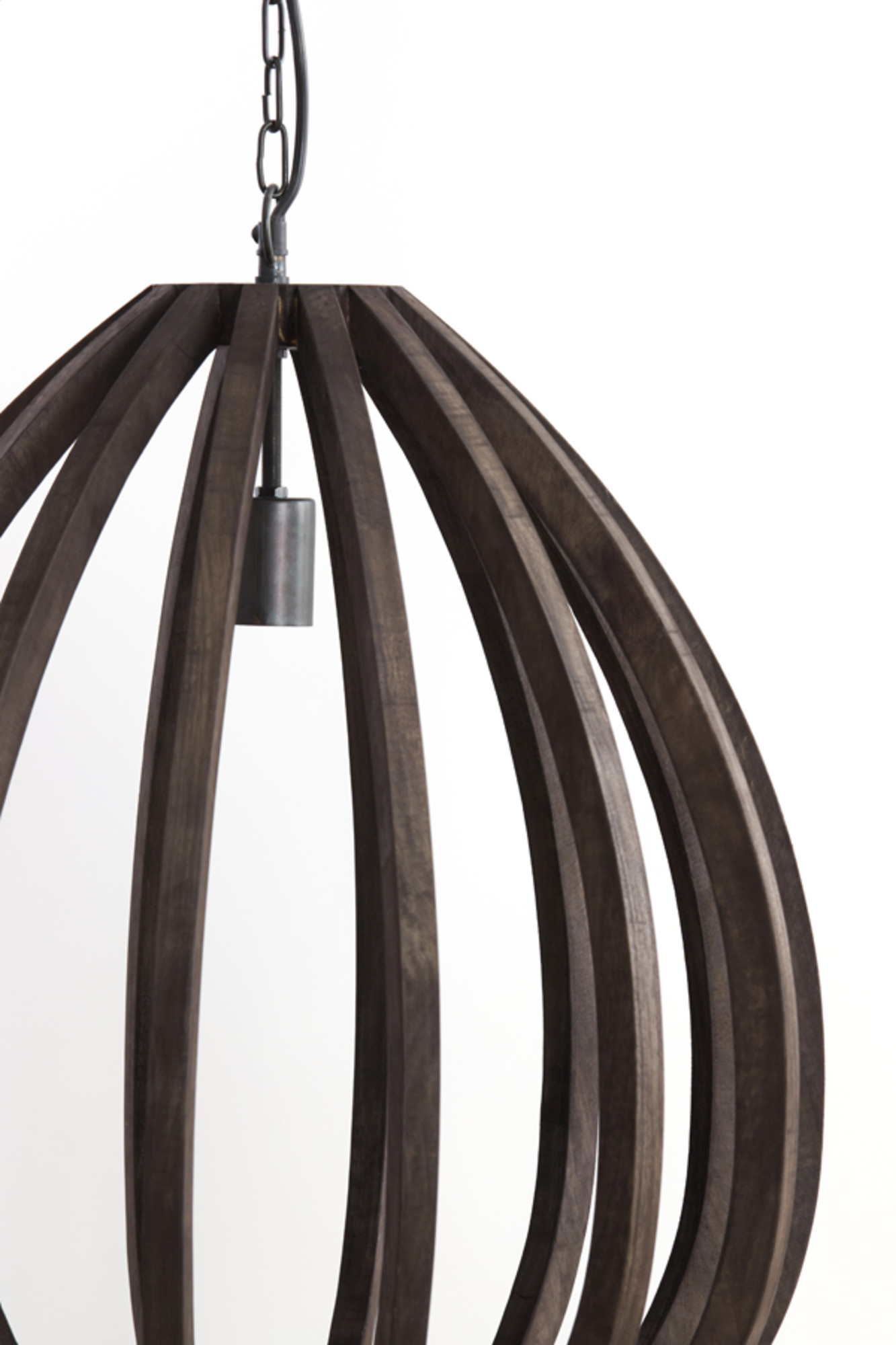 Suspension à cadre ouvert en bois Light & Living Barsia – Image 3